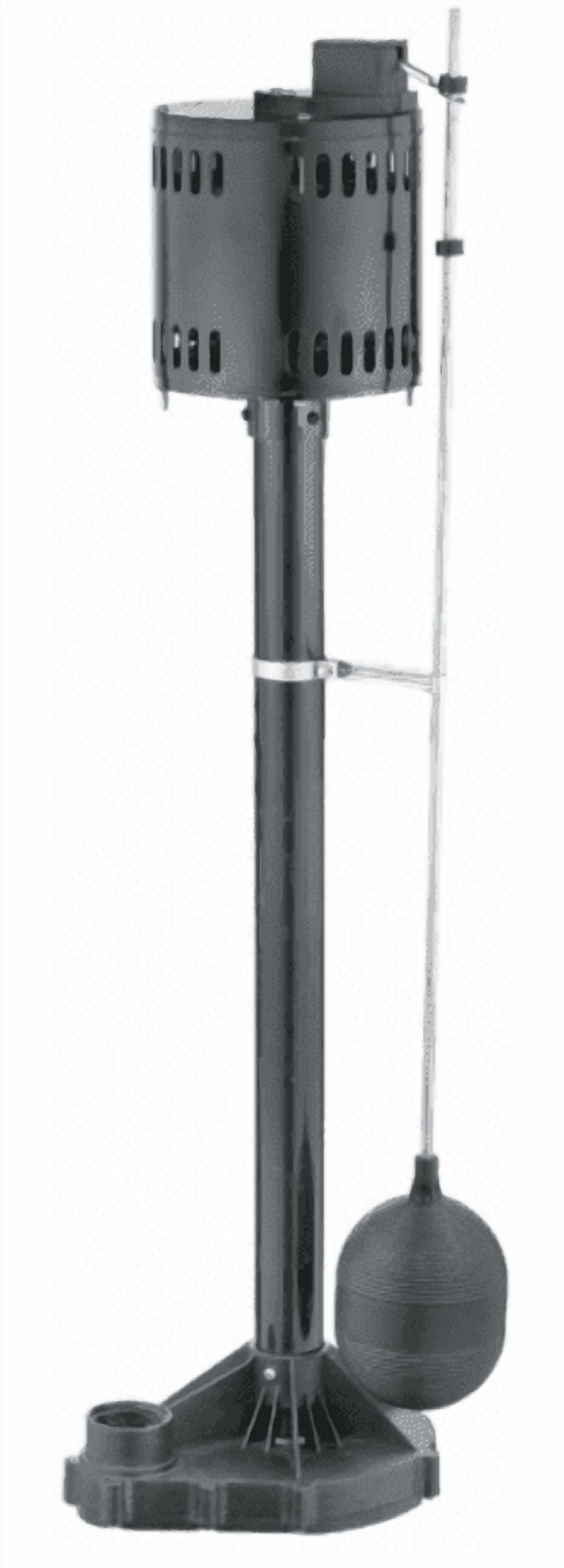 XtremepowerUS 1/3 HP 3000 GPH Thermoplastic Pedestal Sump Pump, Utility Basement Sunpump 76081 H