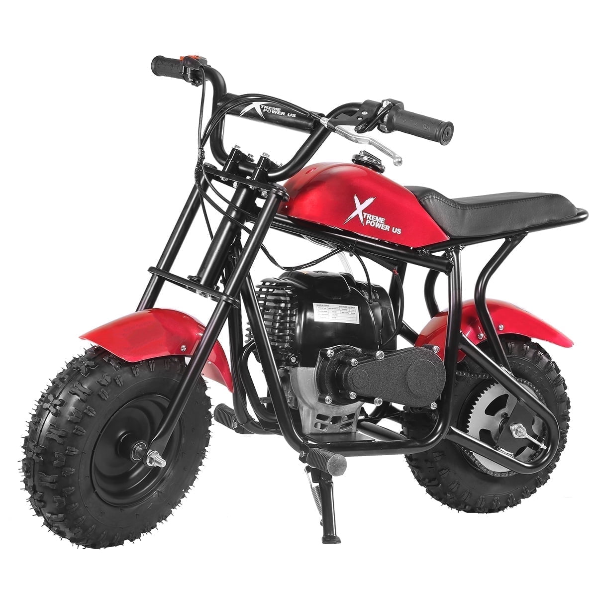 XtremepowerUS Mini Dirt Bike, 40CC Gas Powered Mini Bike, 4 Stroke Off Road Trail Bike For Kids & Adults, Up to 20 MPH, Weight Support Up to 165lbs Red