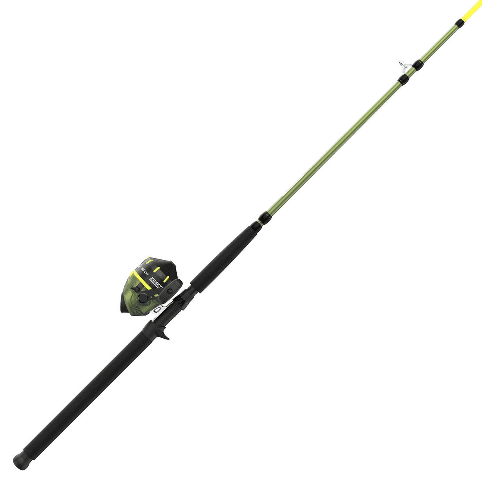 Zebco Big Cat Spincast Reel and Fishing Rod Combo, 8-Foot Rod, Pre-Spooled 25-Pound Line, Forest Green