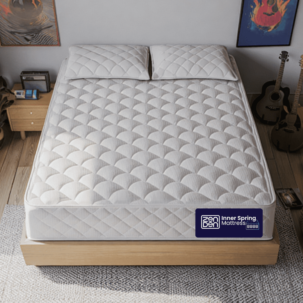 ZenDen 6" Twin Medium Firm Tight Top Innerspring Mattress