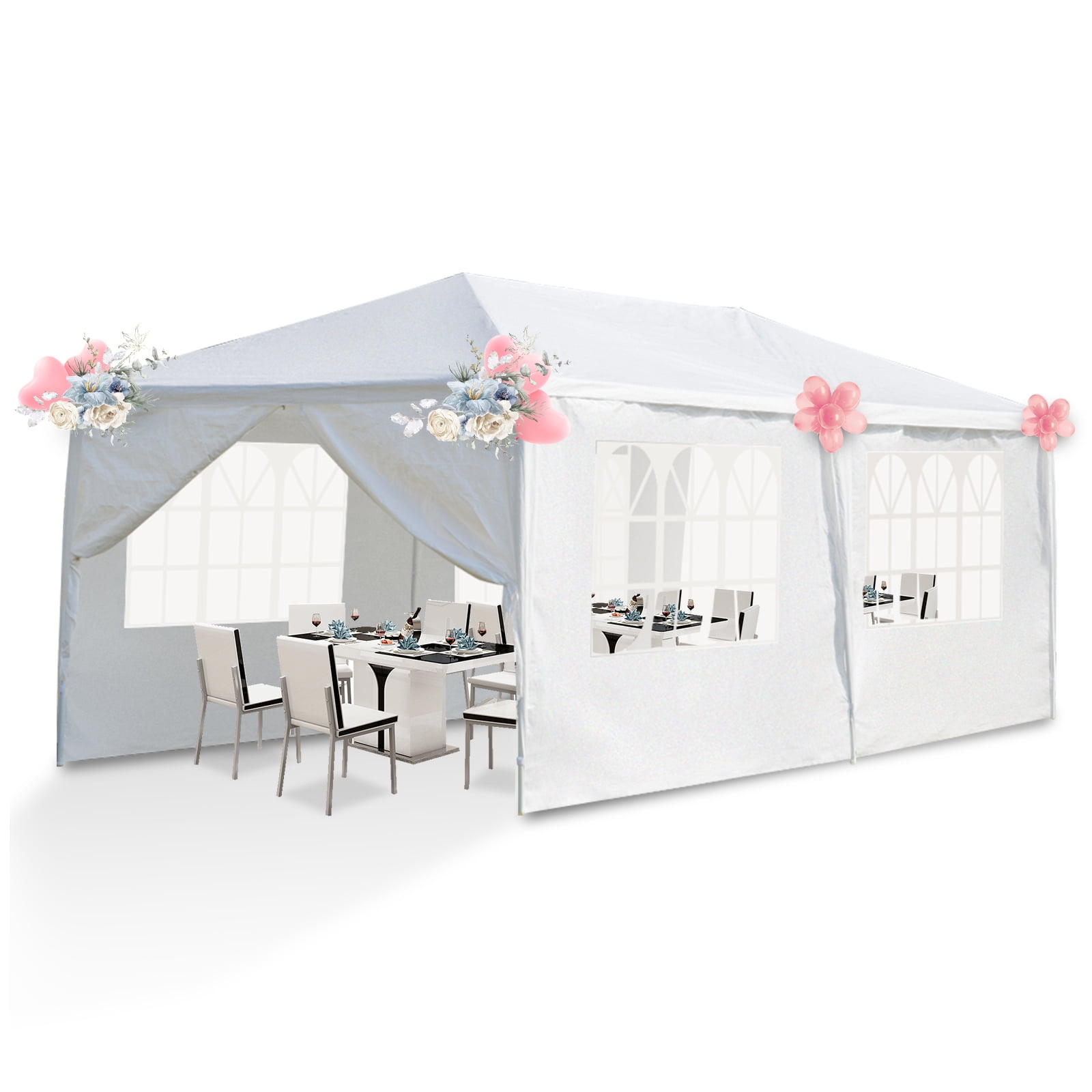 Zimtown 10'x20' Canopy Party Wedding Tent Canopy Gazebo Pavilion Cater Events