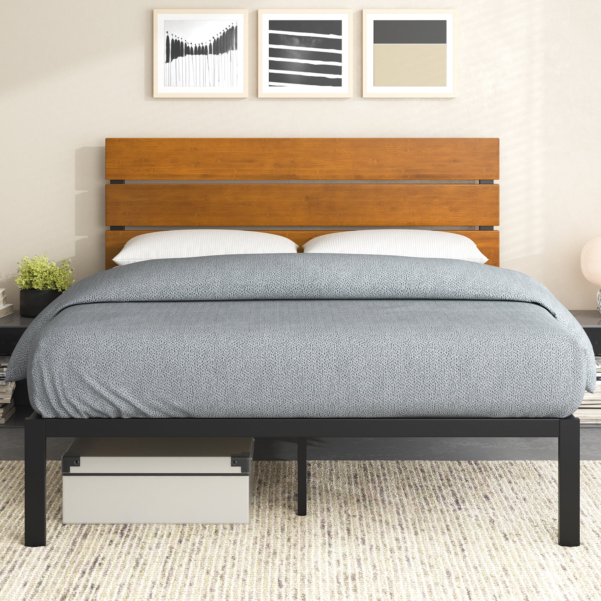 Zinus Paul 42" Metal Platform Bed Frame, Full