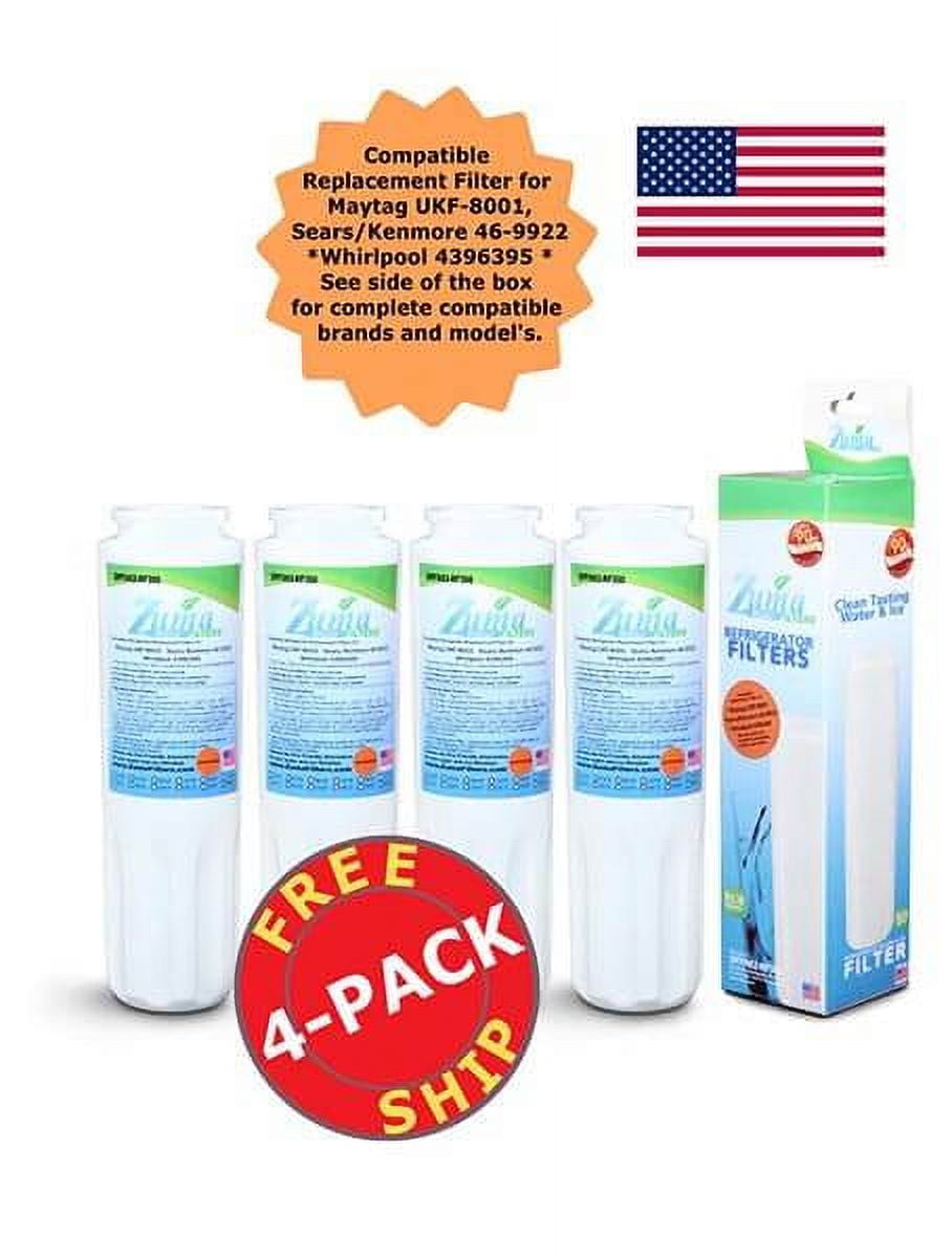 Zuma Filters™ Brand Refrigerator Water and Ice Filter compatible with Maytag® UKF8001 / Filter 4 (4 Pack) OPFM2-RF300