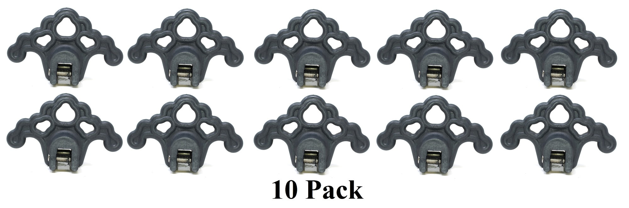 (10) GREY Roof Ice Guard Snow Guard Snow Stops for Standing Seam Metal Roofing