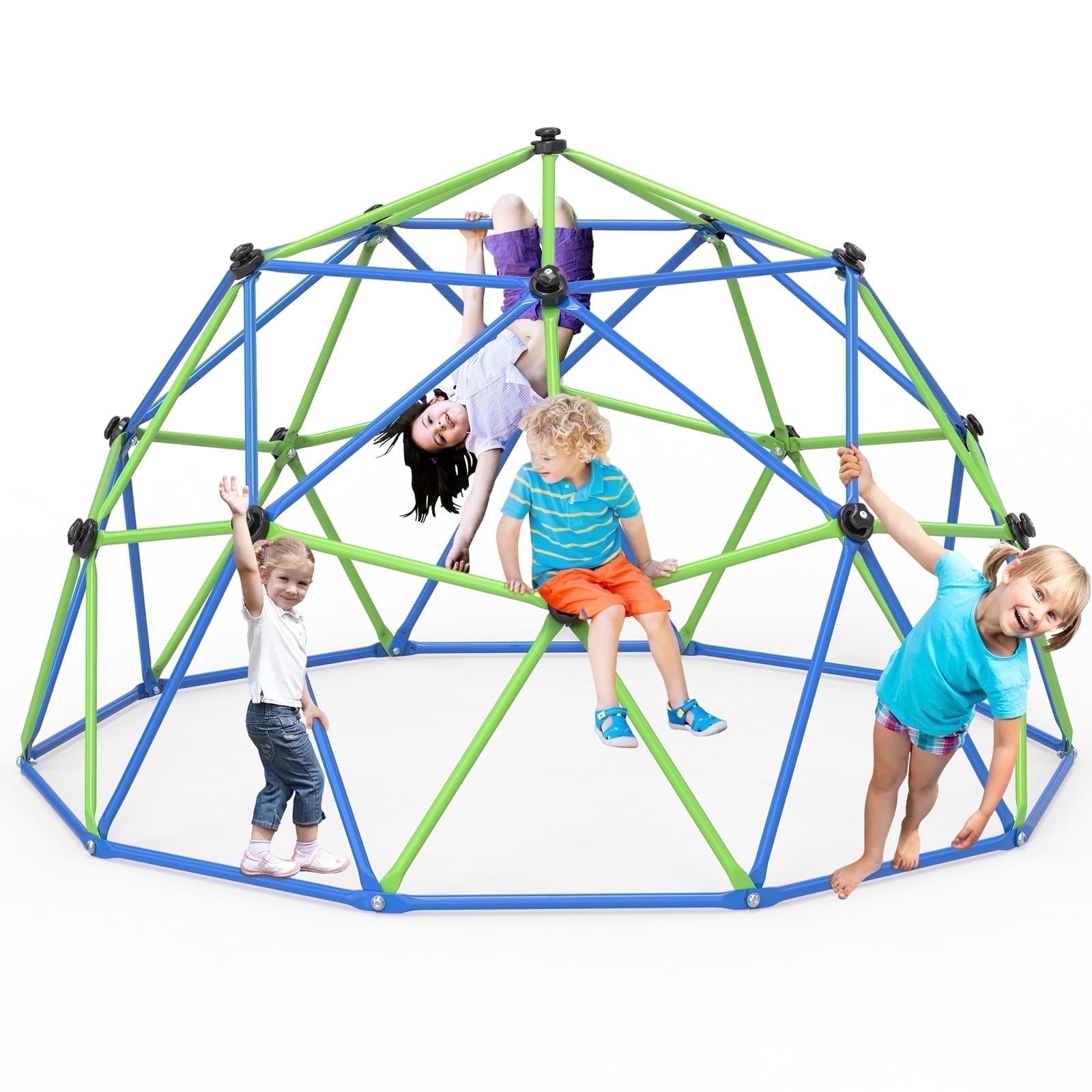 WOSTOO 10FT Climbing Dome,Kids Dome Climber Jungle Gym Outdoor Toddler Play Set for Kids 3-10 Year Outdoor Play , Supports up to 880lbs