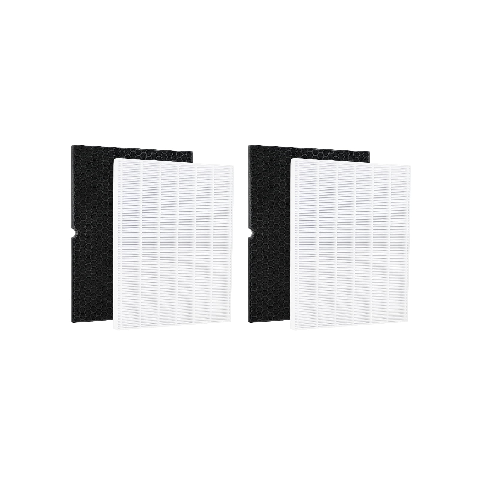 116130 Replacement Filter H HEPA Activated Carbon For Winix Air Purifier 5500-2 & AM80, 2 Sets