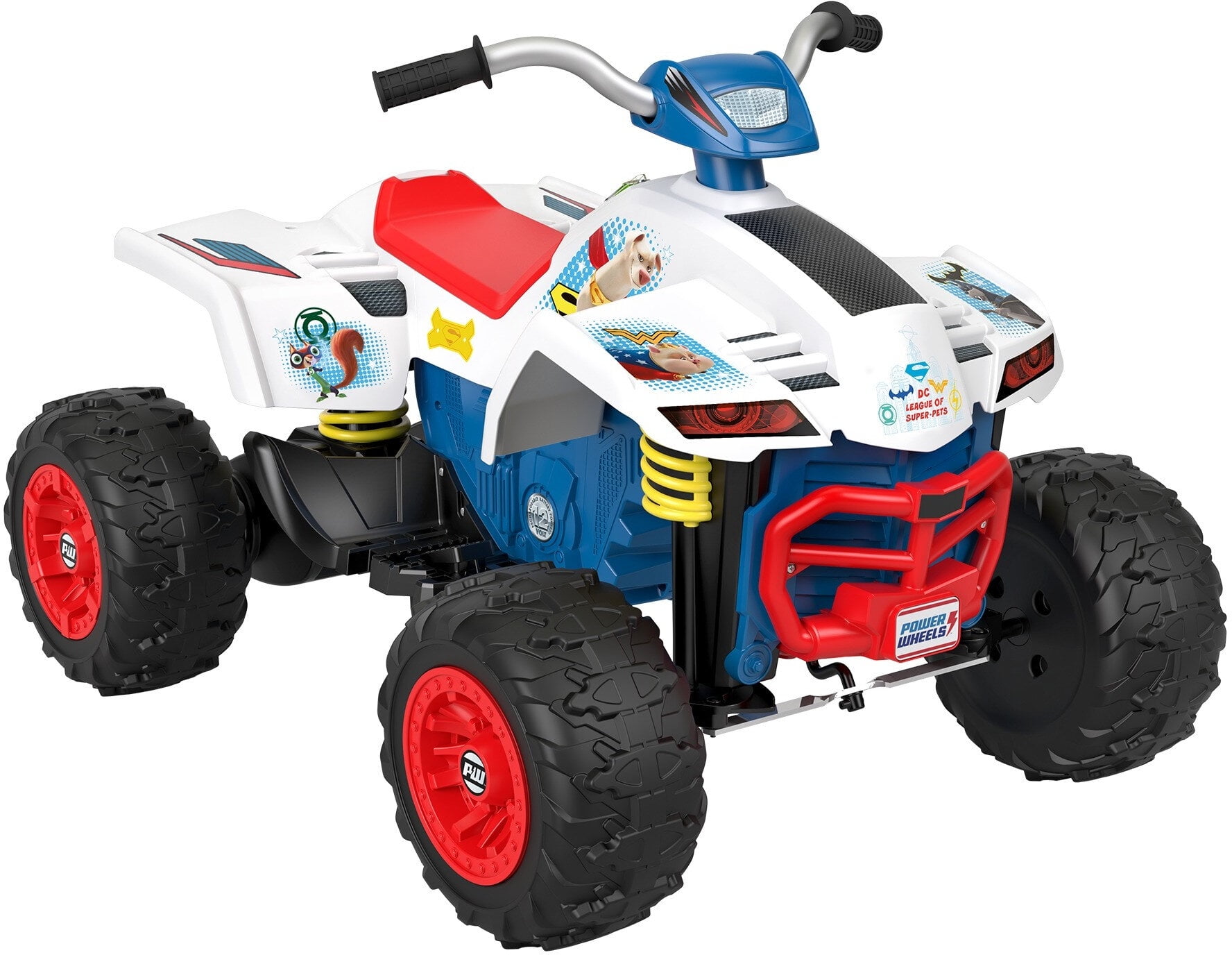 12V Power Wheels DC League of Super-Pets Racing ATV Battery Powered Ride-On Vehicle