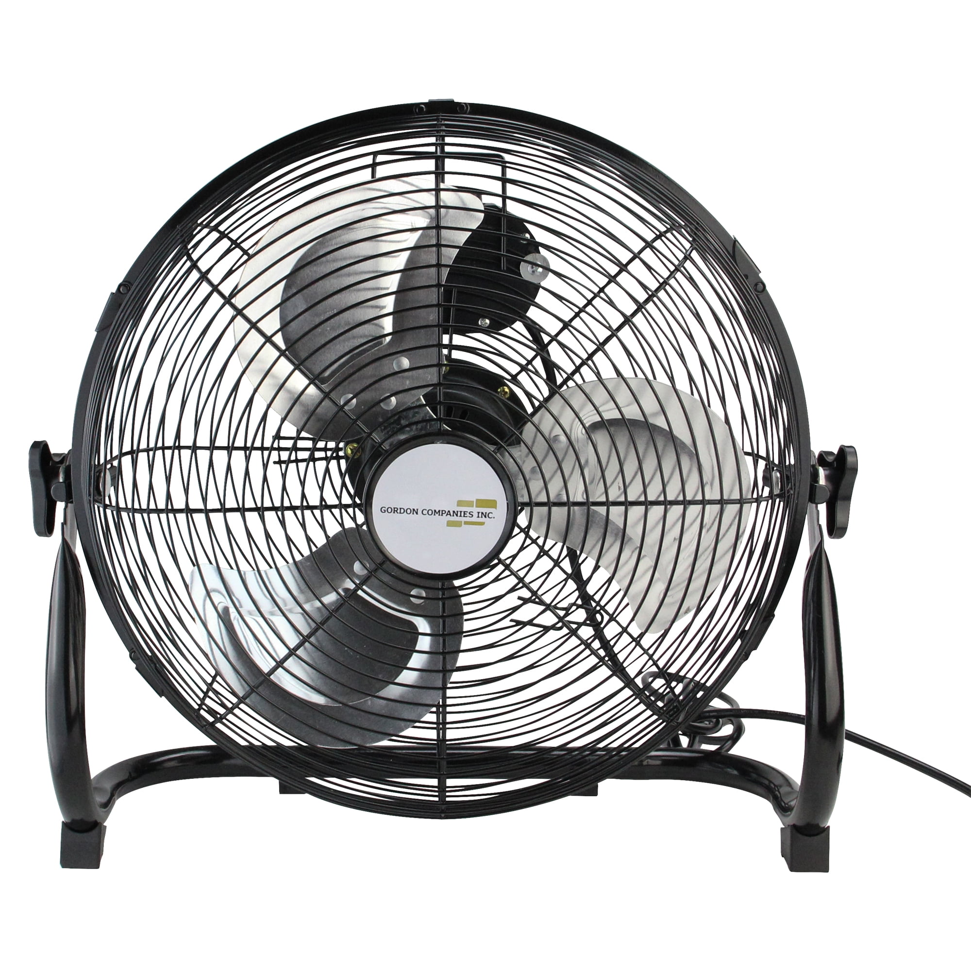 Northlight 14" Adjustable 3-Speed Tilt Portable Floor Fan - Black