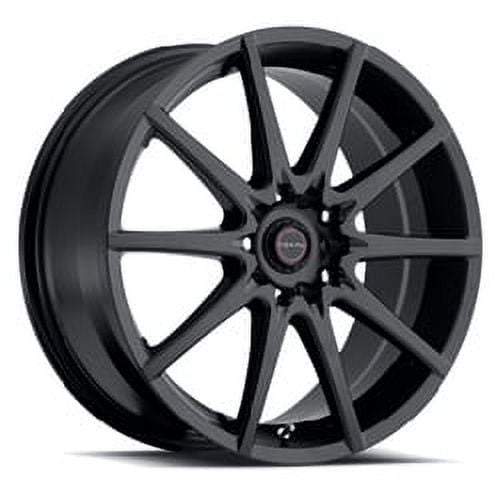 16" Black F04 428 Wheel by Ultra Wheel 428-6701SB+42