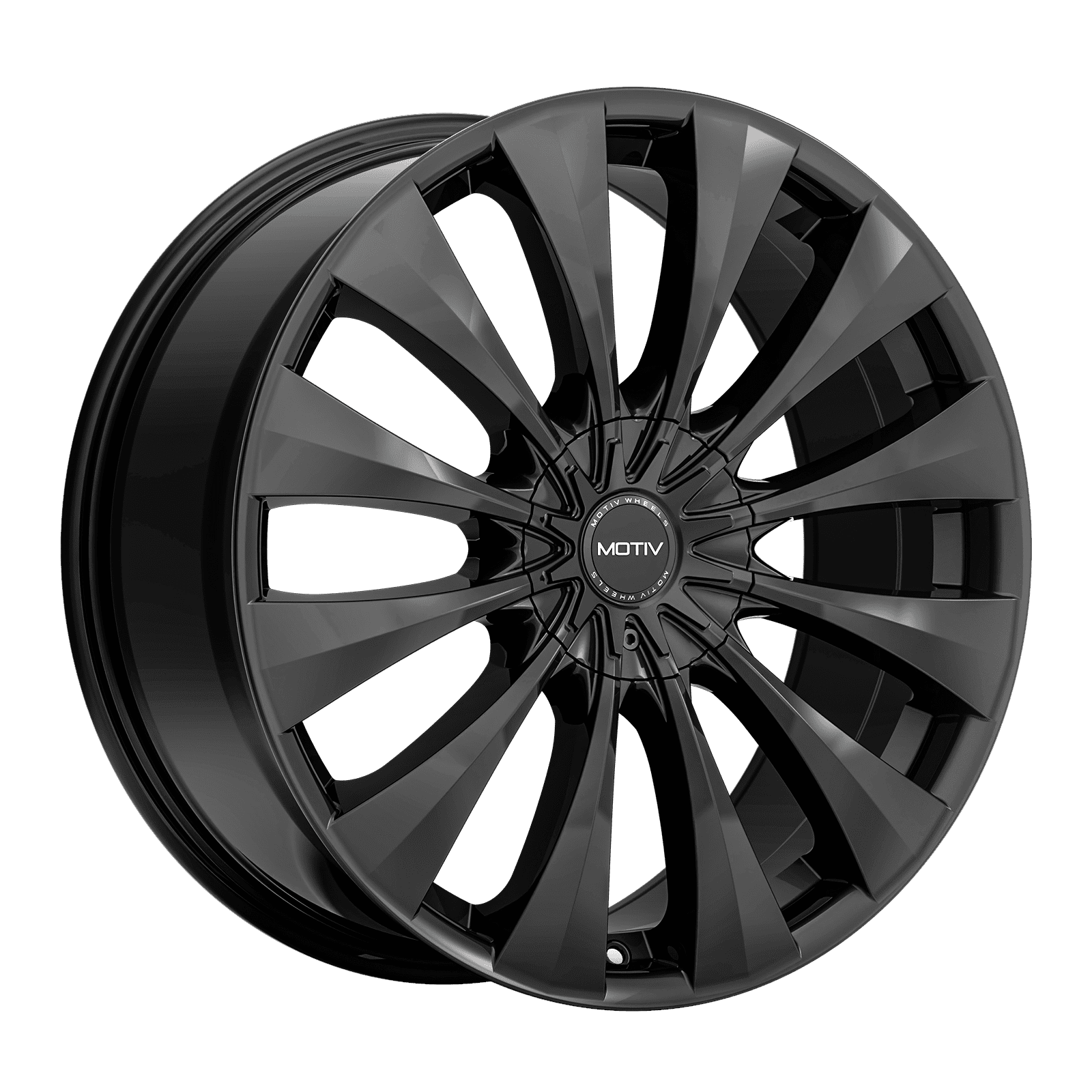 17x7.5 Motiv 436B Gloss Black Wheel 5x4.5 (42mm)