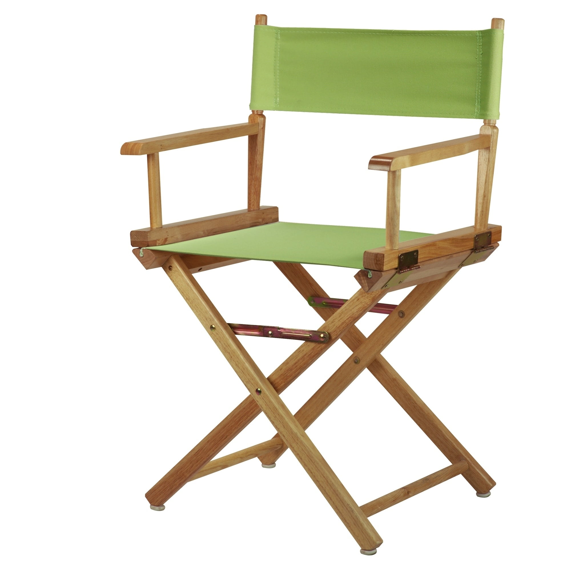"18" Director's Chair Natural Frame-Lime Green Canvas"