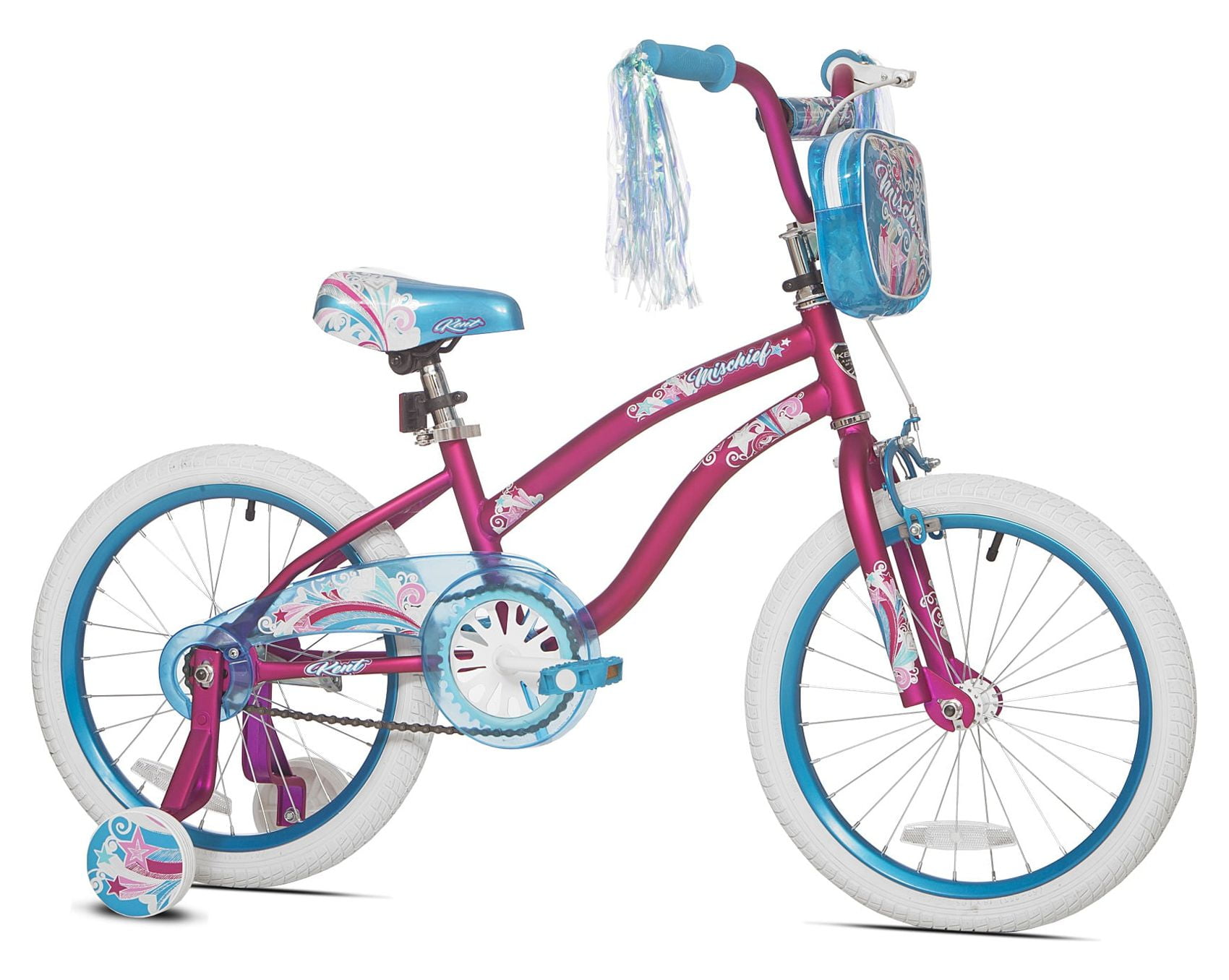 18" Kent Mischief Bike, Fits Rider 3'2"-4'2", Pink/Blue, Child, Unisex