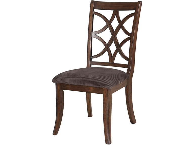 19 Inch Wide Wood Dining Side Chair, Set of 2, Brown- Saltoro Sherpi