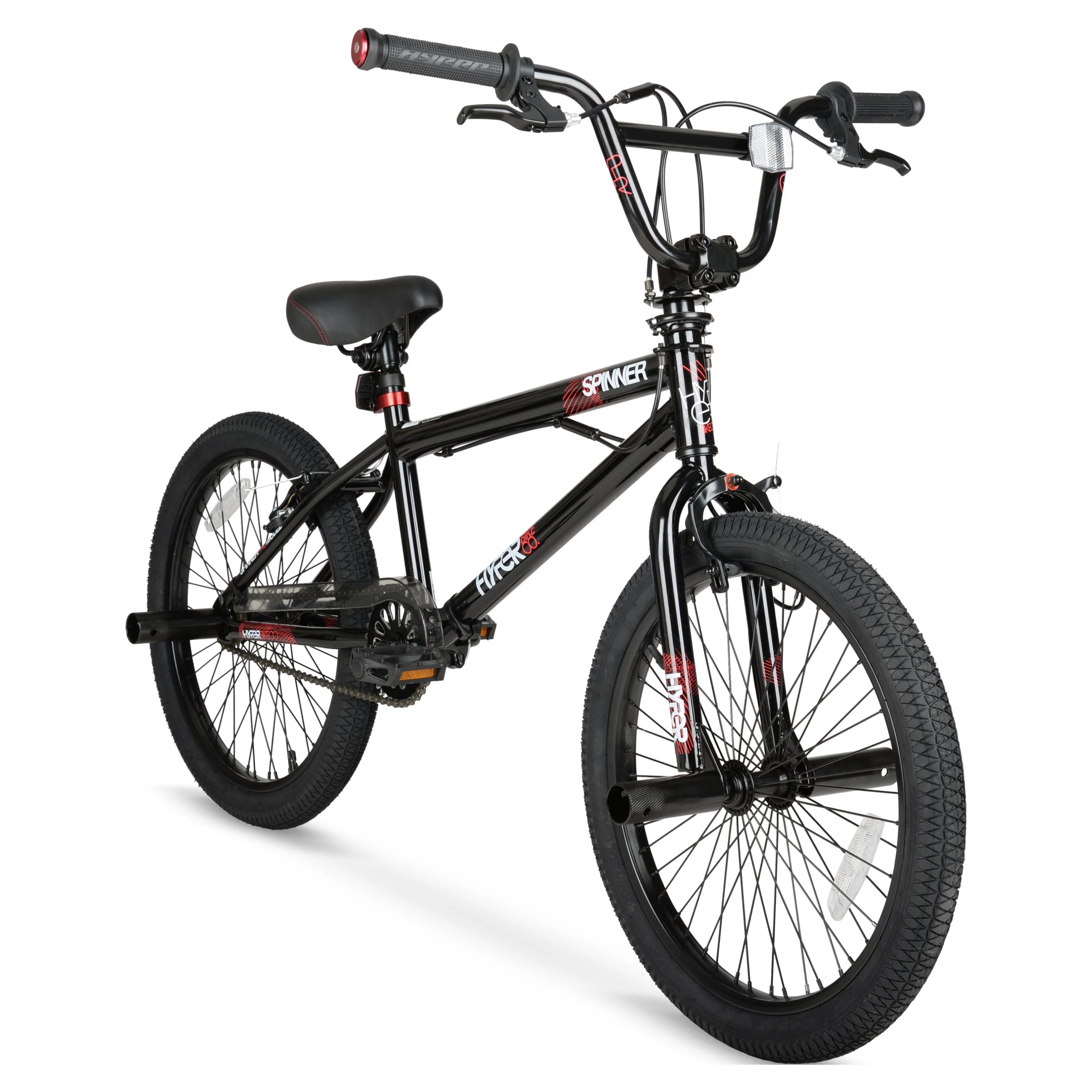 20" Hyper Bicycles Boy's Spinner BMX Bike for Kids, Black, Age Group 8 to 13, Child, Tween