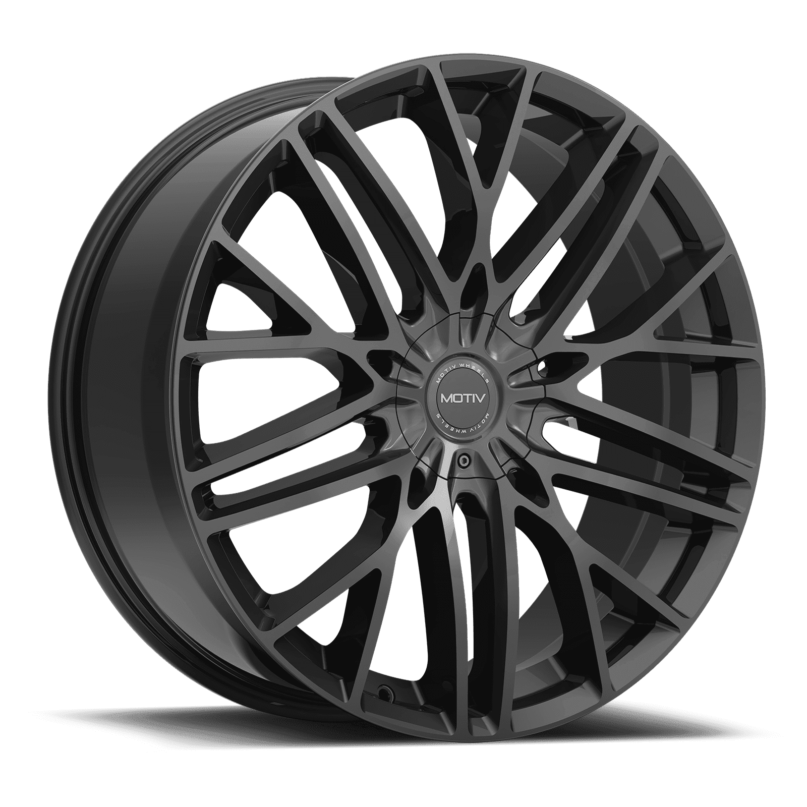 20x8.5 Motiv 437B Black Wheel 5x4.5/5x120 (40mm) (HB 74.1)