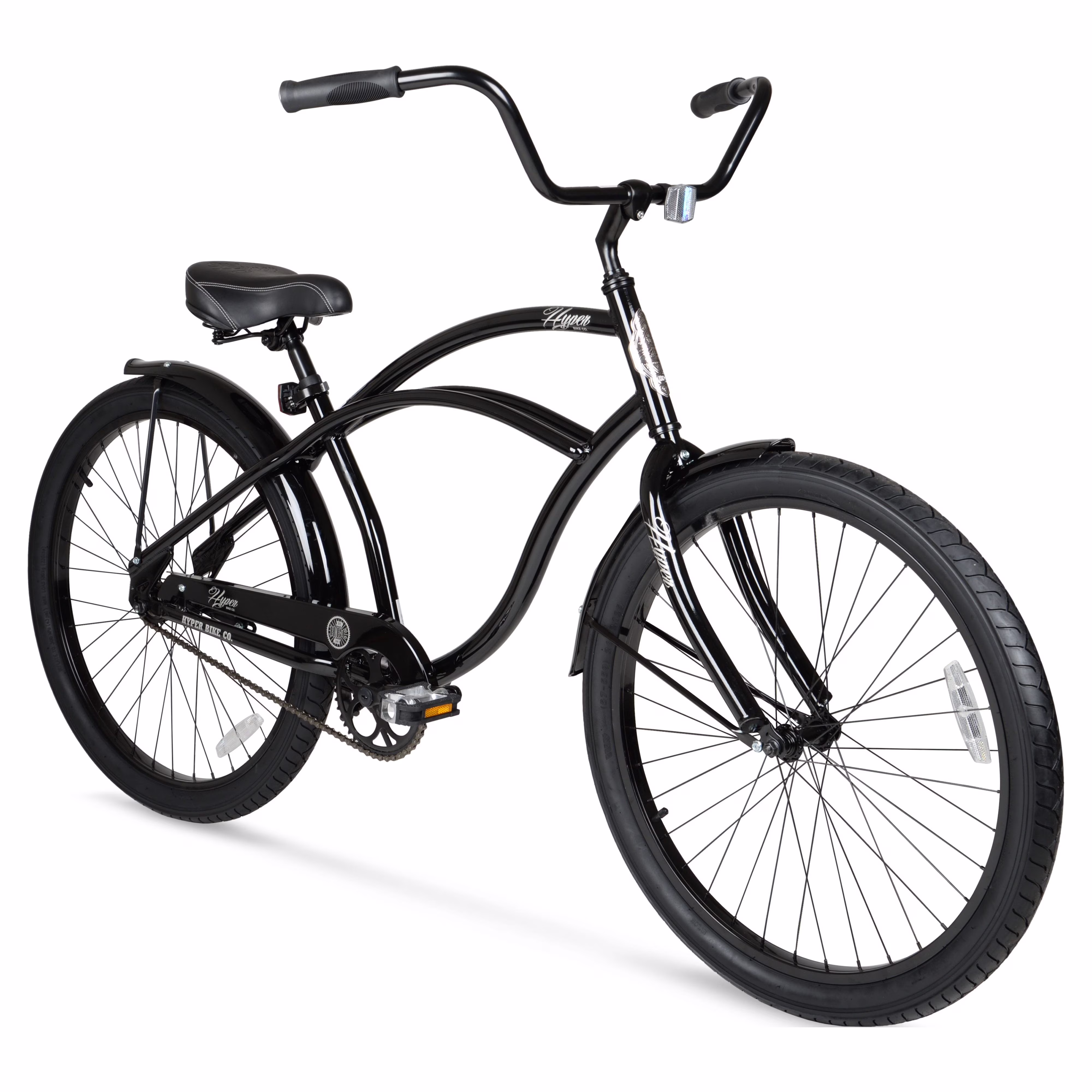 26"Hyper Bicycle Men's Beach Cruiser Bike, Adult, Black