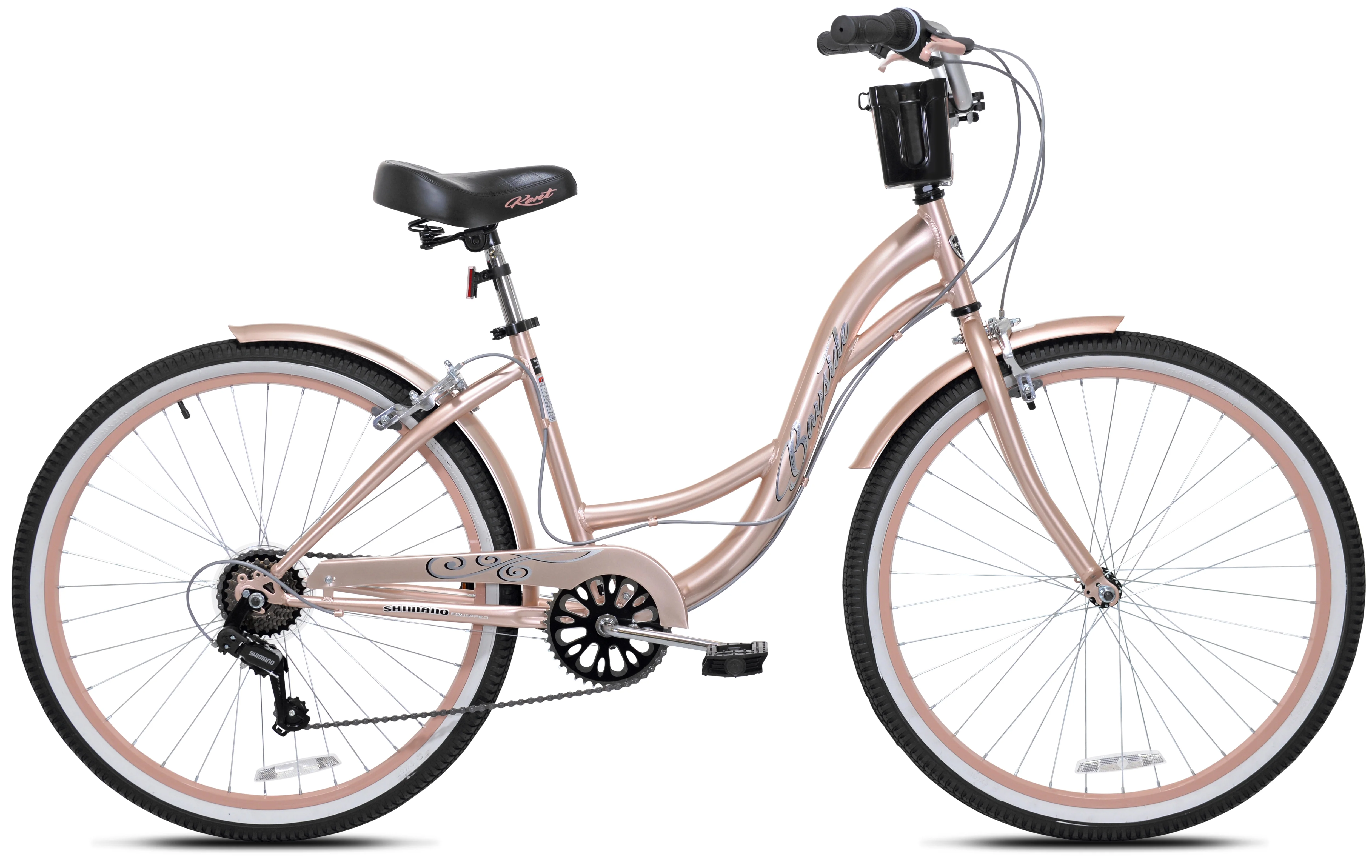 26" Kent Bayside Cruiser Bicycle, Fits Rider: 5'2"-5'10", Rose Gold, Adult, Unisex