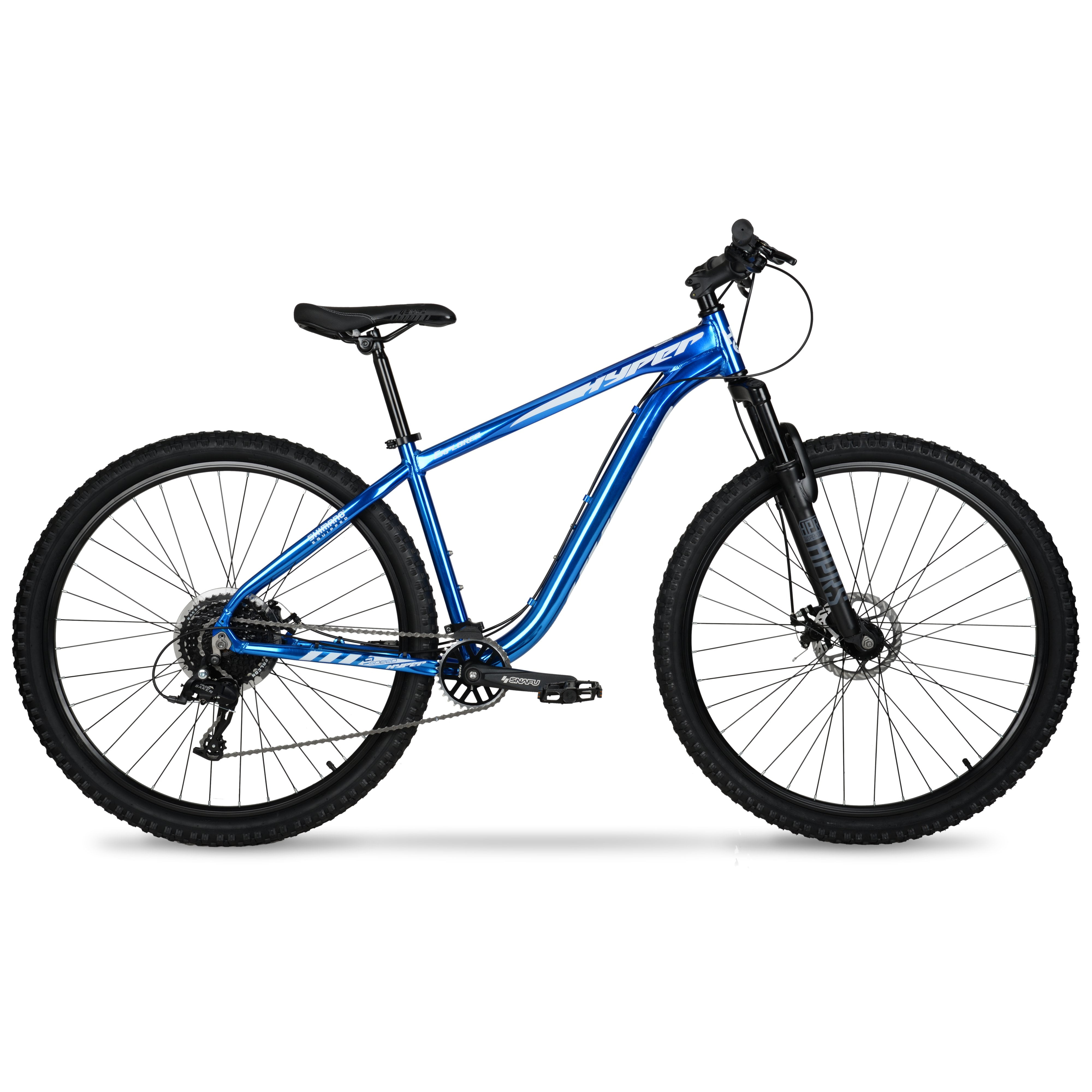 29" Hyper Bicycle Explorer Mountain Bike, 29" Wheels, Adults 14+ Years, Hard Tail, Blue