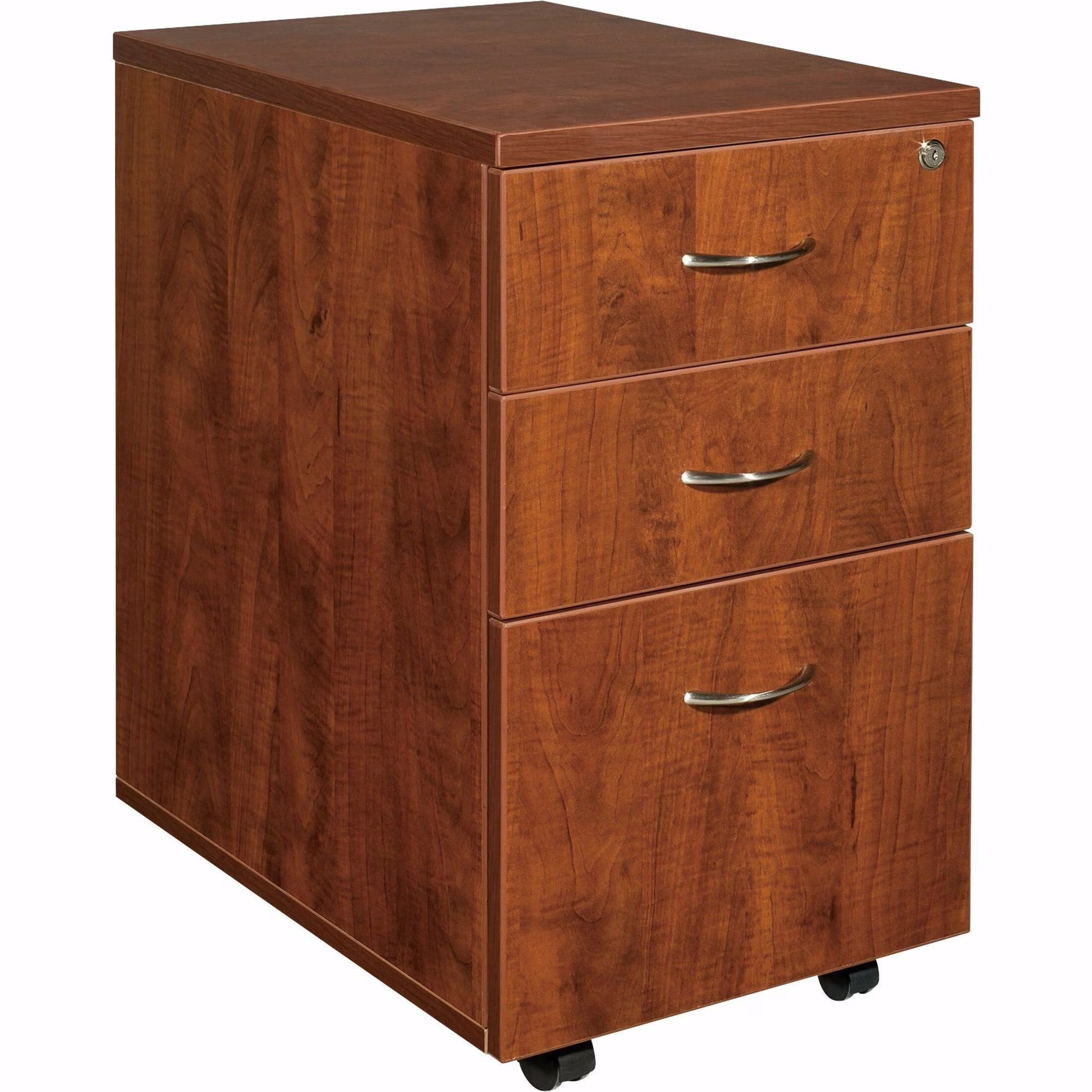 Lorell, Essentials Pedestal - 3-Drawer, 1 Each