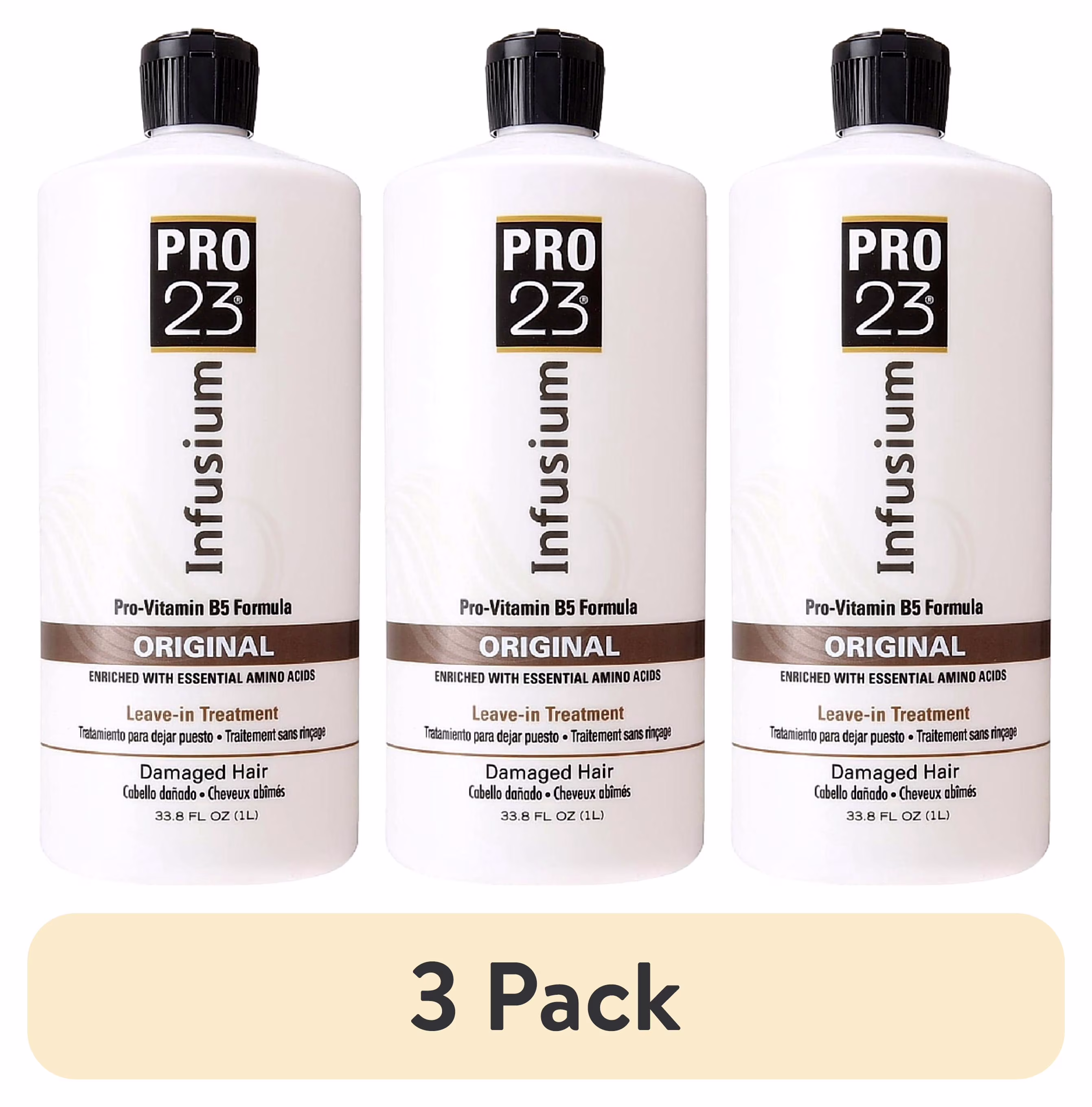 (3 pack) Infusium 23 Orginal Leave-In Treatment 33.8 fl oz