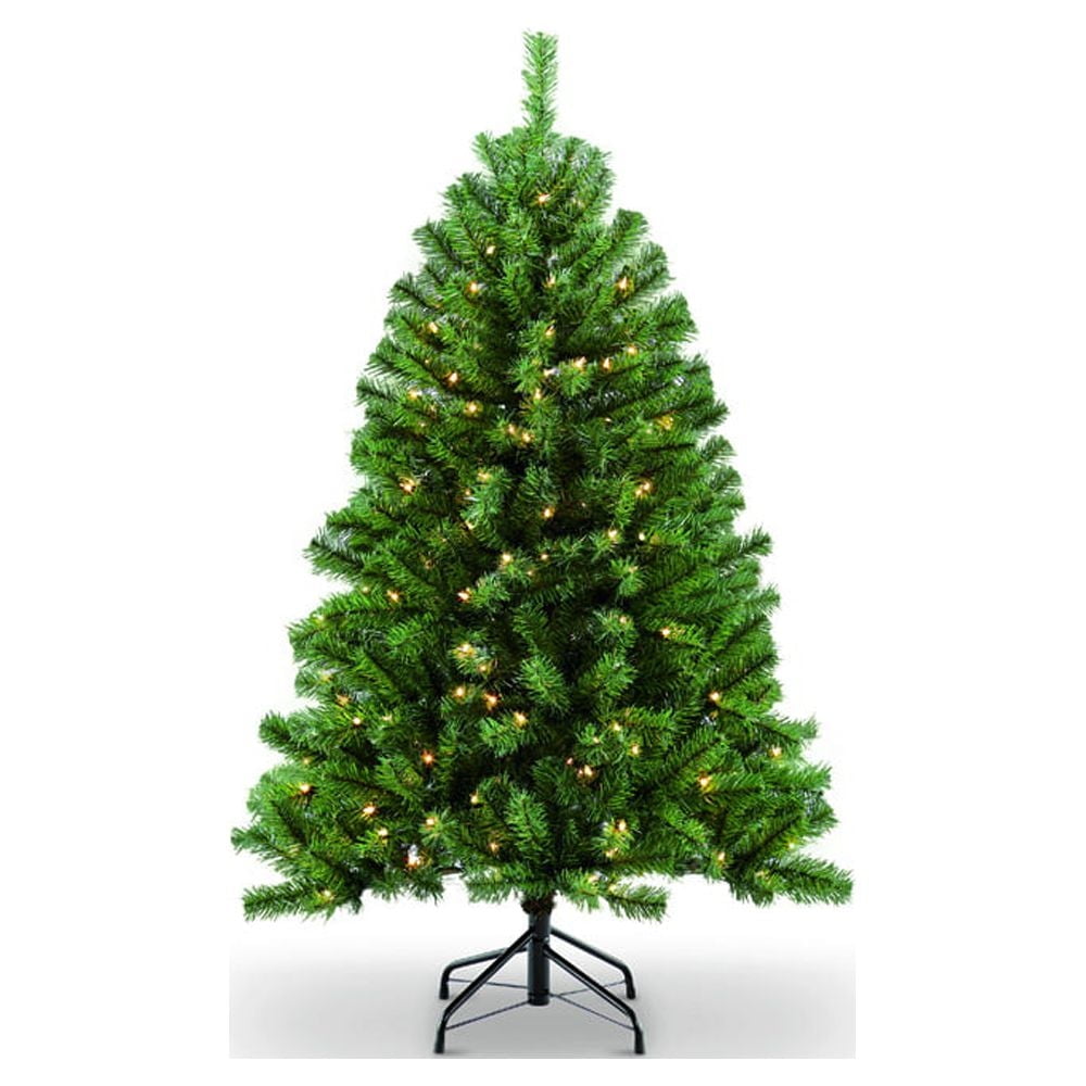 4.5 ft. Pre-Lit Northern Fir Artificial Christmas Tree with 250 Clear UL listed Lights