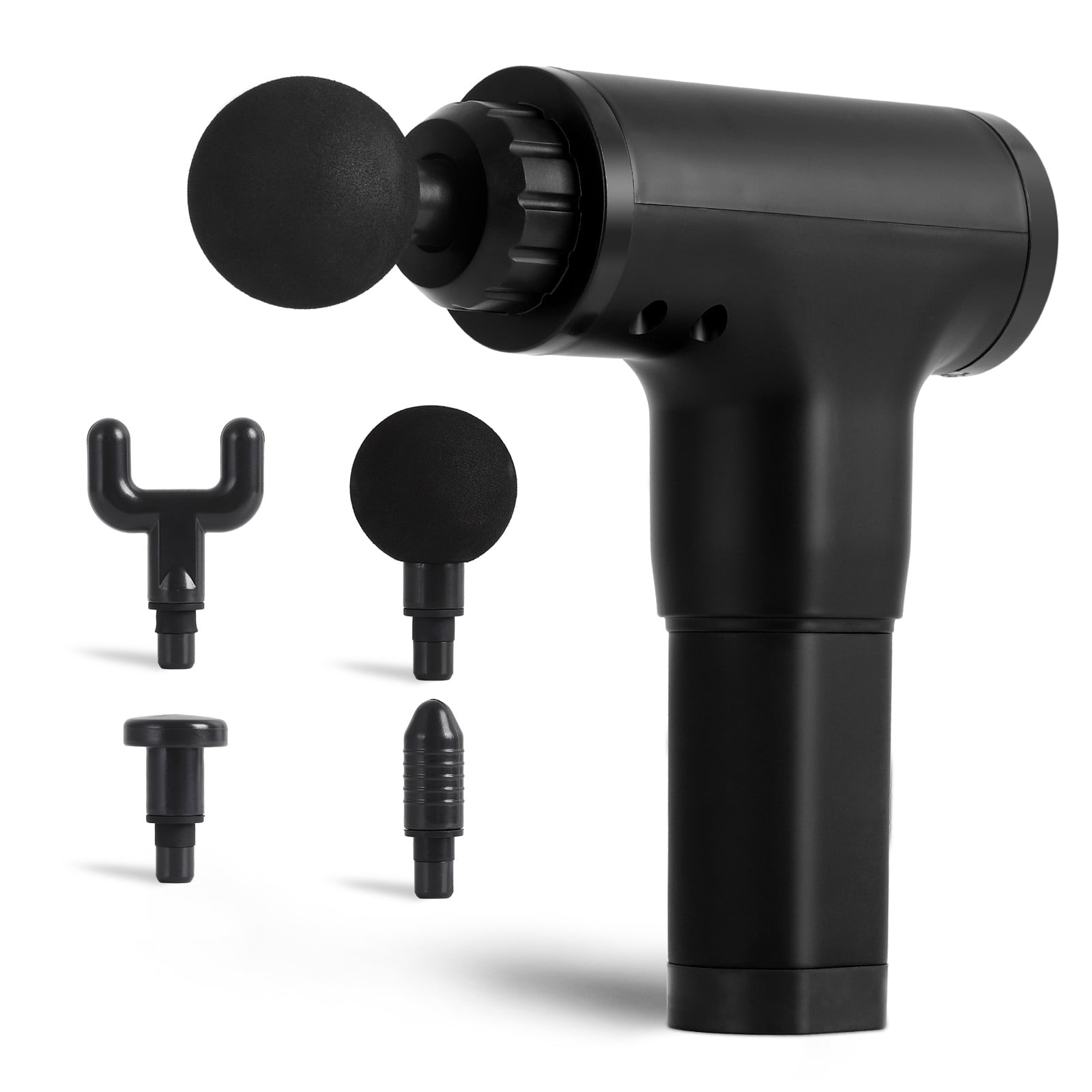 6 Speeds Standard Range Ergonomic Massage Gun - Stealth Black, 2020