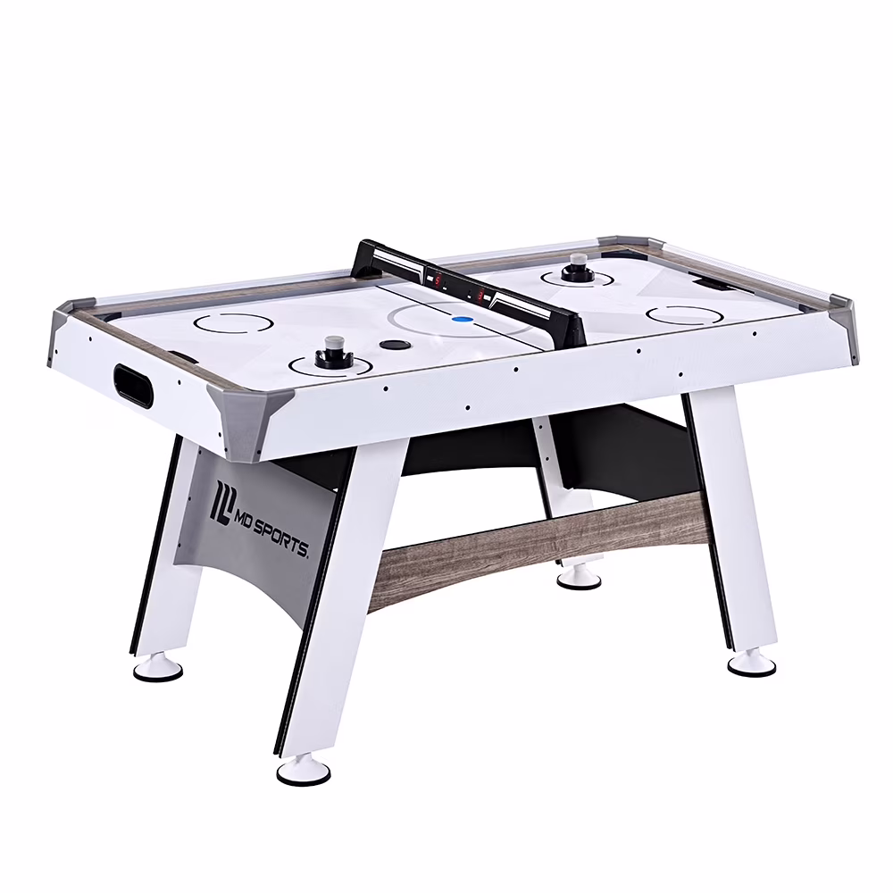 60" Air Hockey Table Set with Overhead Electronic Scorer, by MD Sports