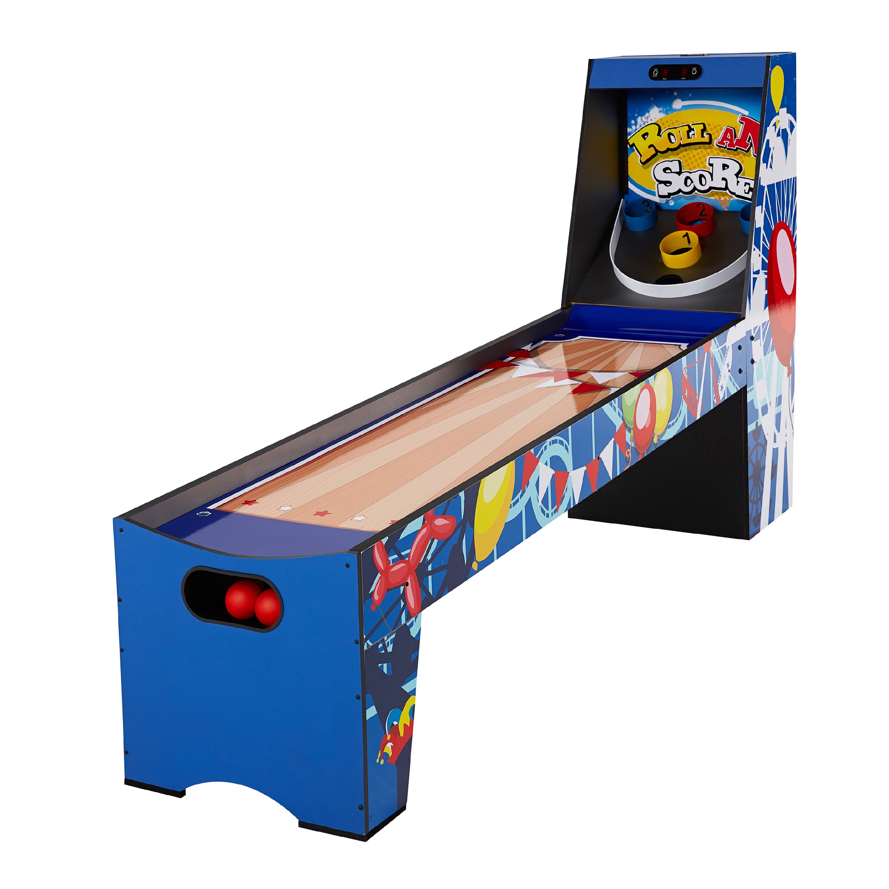 7.3 ft. Roll and Score Compact Arcade Game, Blue by Big Sky