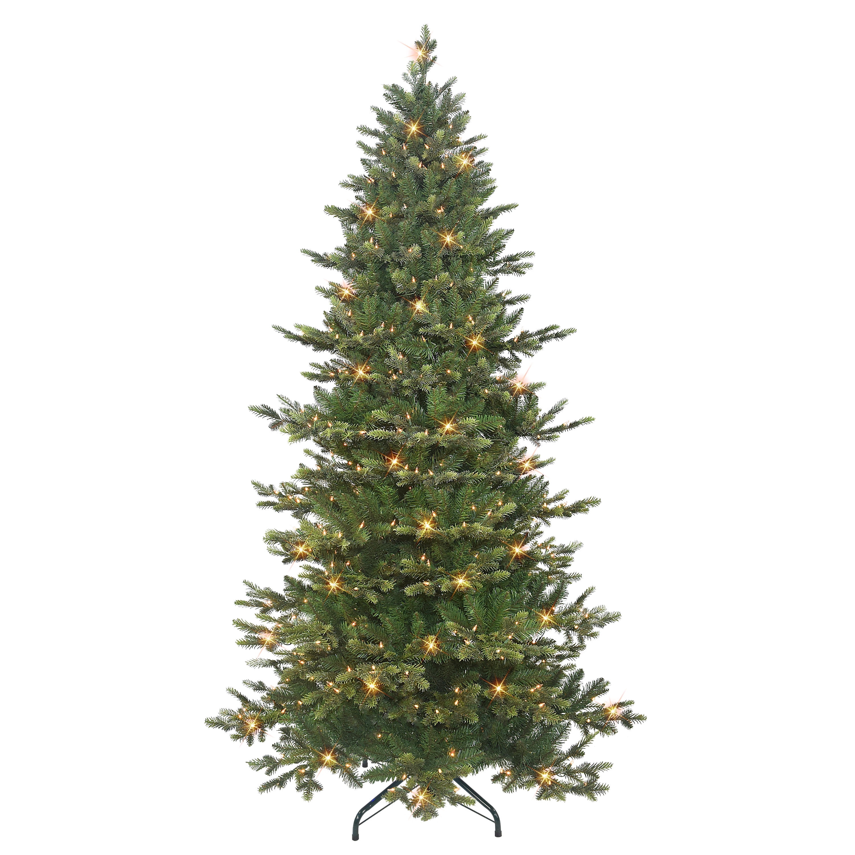 7.5 ft Pre-lit Slim Royal Majestic Douglas Downswept Tree 500 Warm White LED Lights