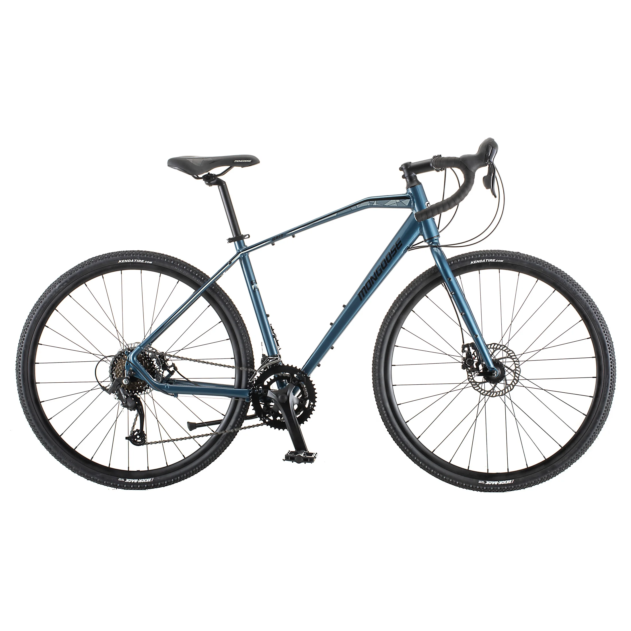 Mongoose Grit Adventure Road Bike, 700c Wheel, 14 Speed, Blue