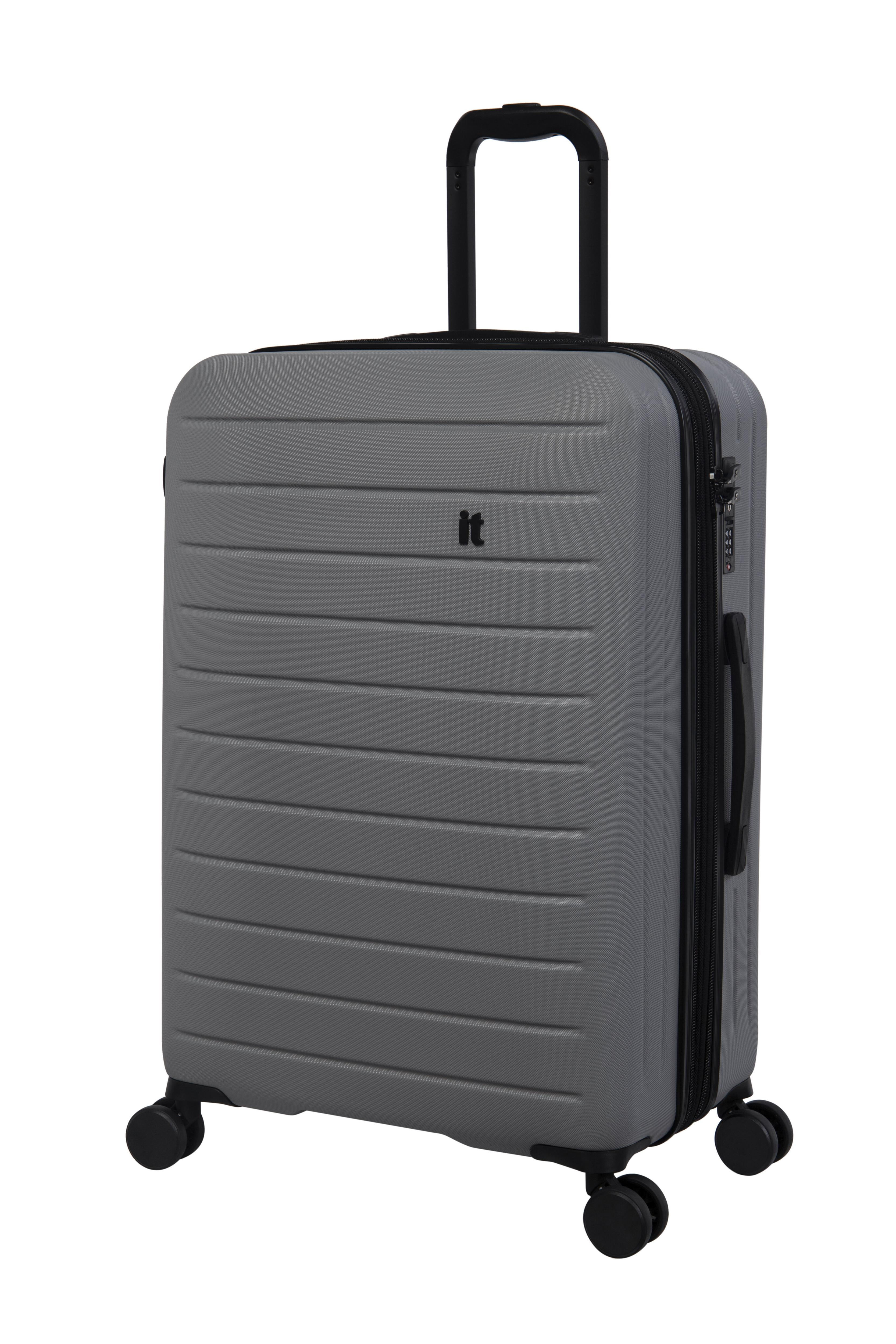 it luggage Legion 28" w / TSA Lock Hardside Checked 8 Wheel Expandable Spinner, Silver