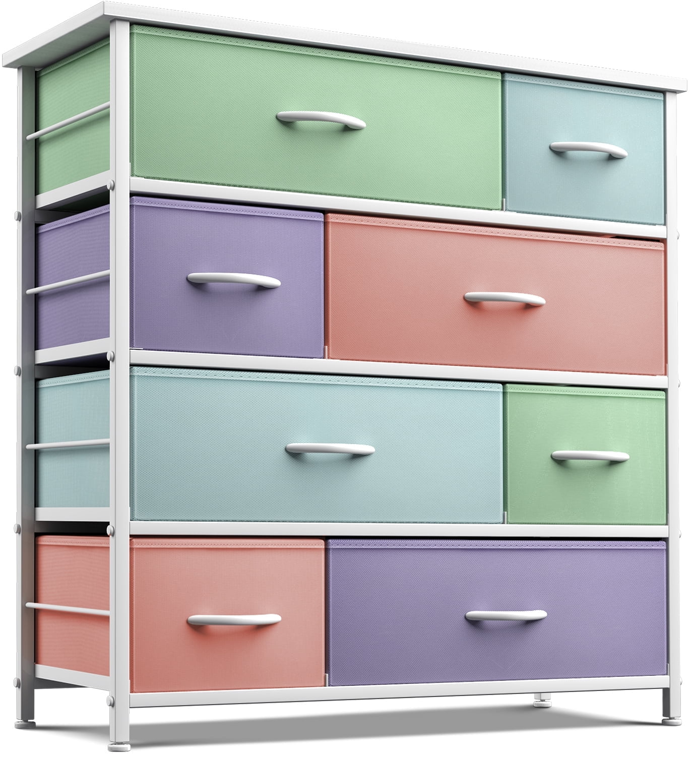 8 Drawers Chest Dresser - Pastel