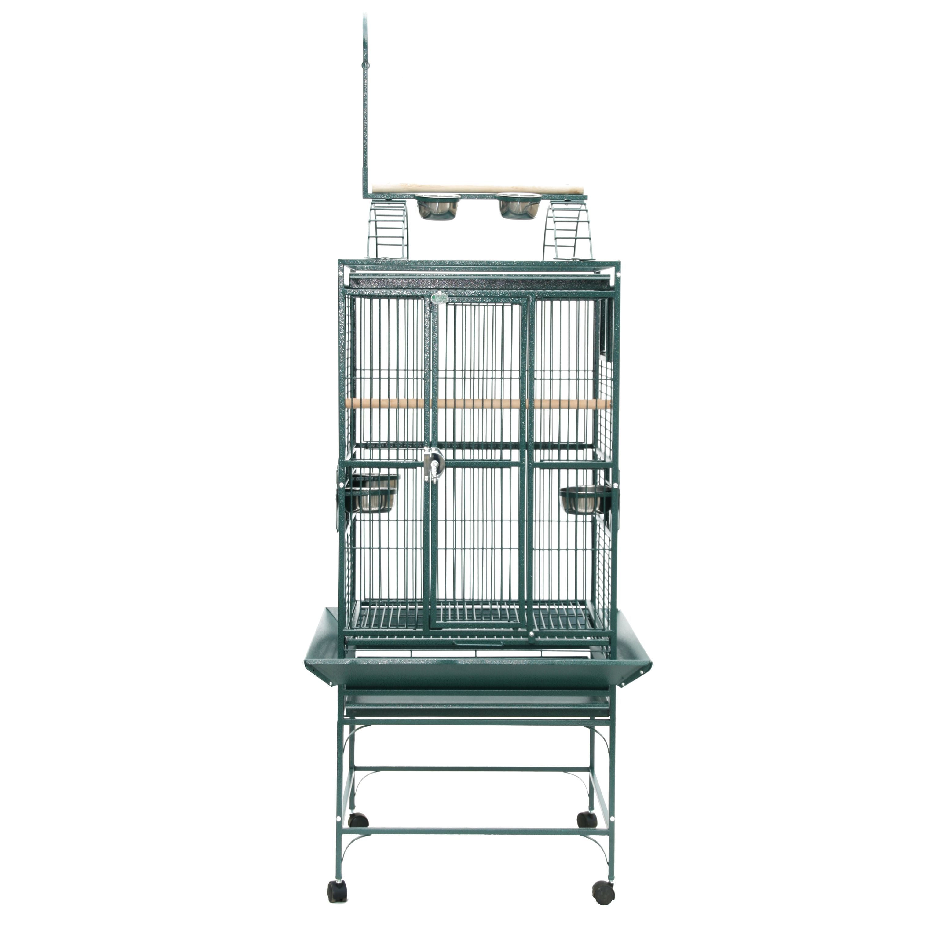 8002422 Green Play Top Bird Cage, by A&E Cage Company