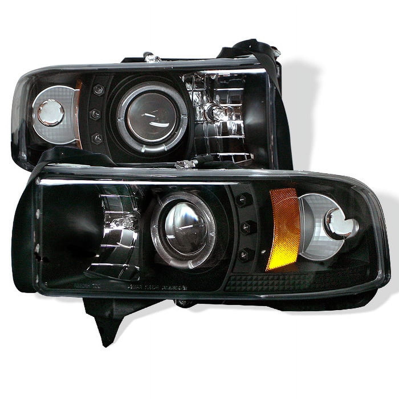 94-00 Dodge Ram Blk Halo Headlights