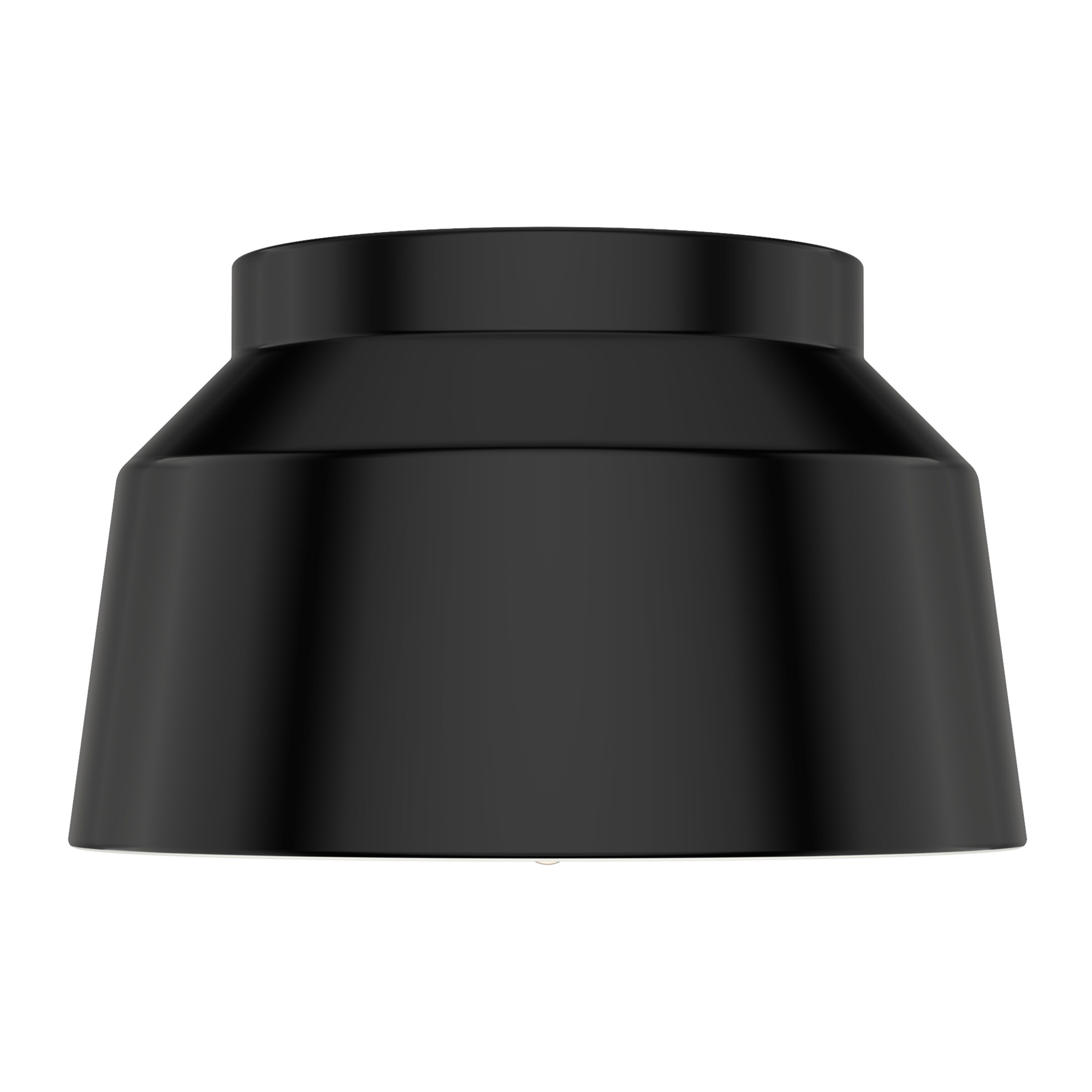 Cranbrook 1 -Light 11.5-in Matte Black Flush Mount Light - Image 6