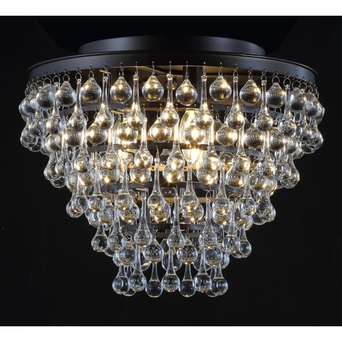 JONATHAN Y Toronto Modern/contemporary Transitional 3-Light Oil-Rubbed Bronze LED Flush Mount Light - Image 7