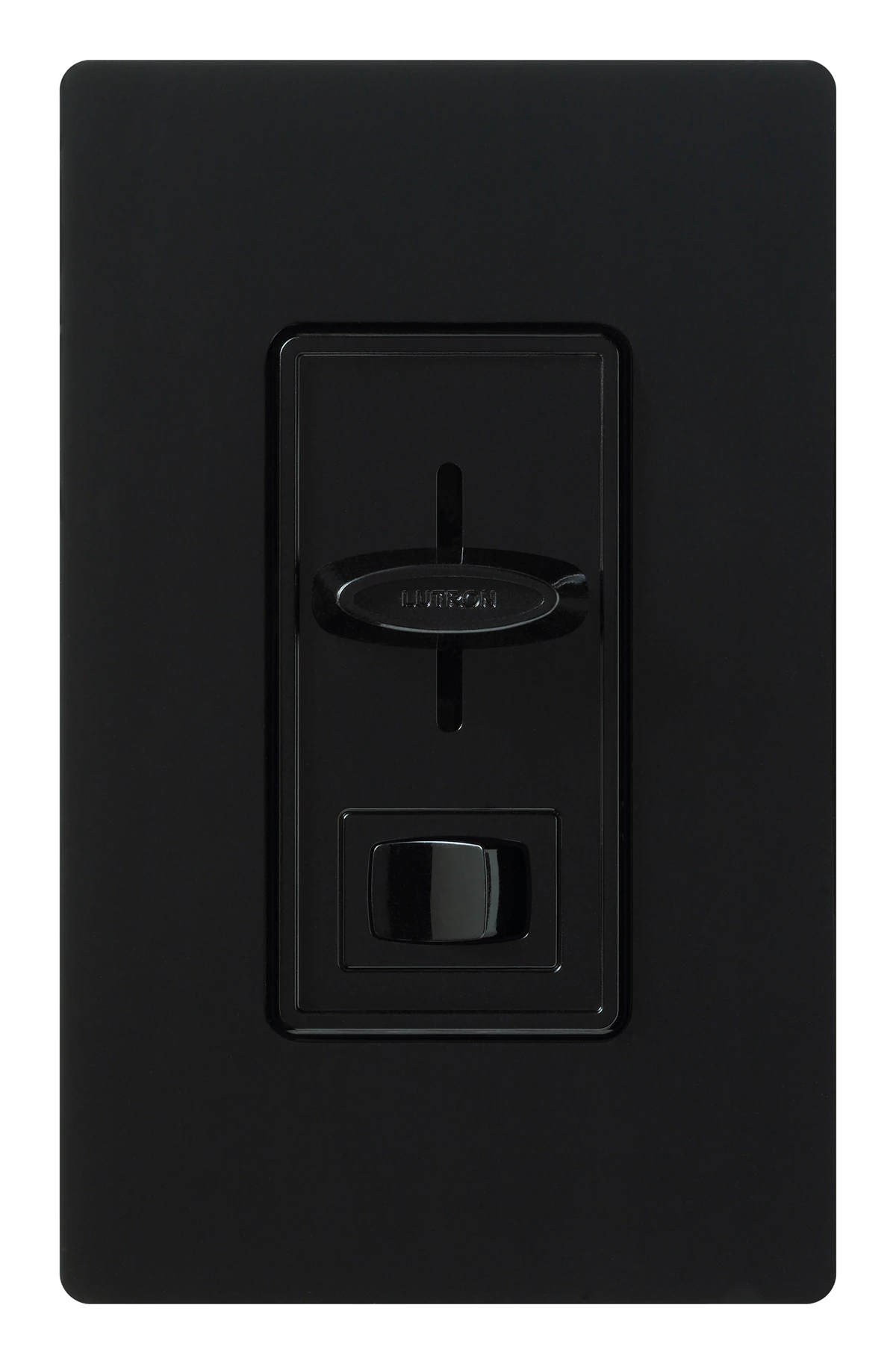 Skylark Electronic Low Voltage Single-pole/3-way Slide Light dimmer switch Black