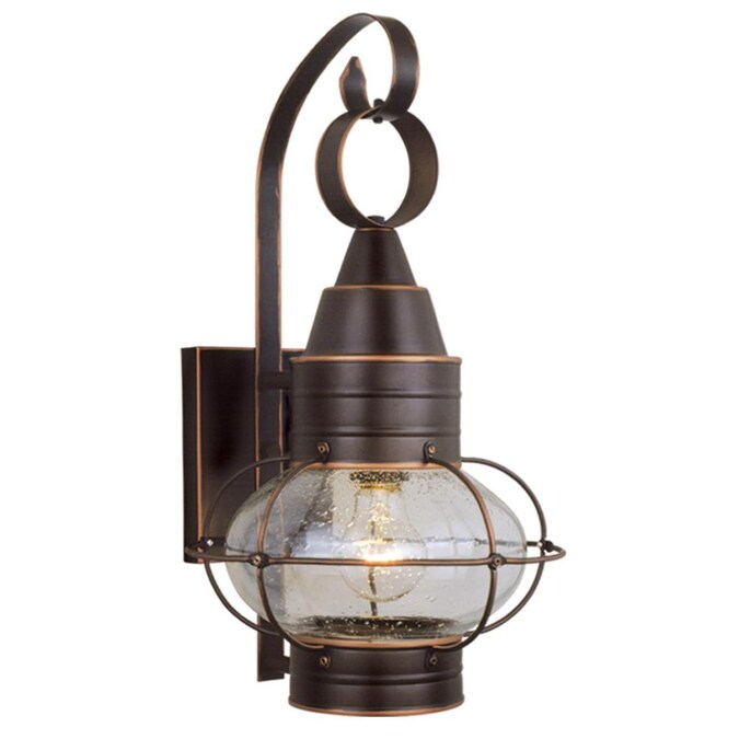 Cascadia Chatham Nautical 1-Light 18-in H Bronze Outdoor Wall Light