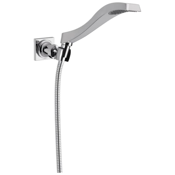 Delta Dryden Chrome 2.31-in Square Handheld Shower Head 1.75-GPM (6.6-LPM)