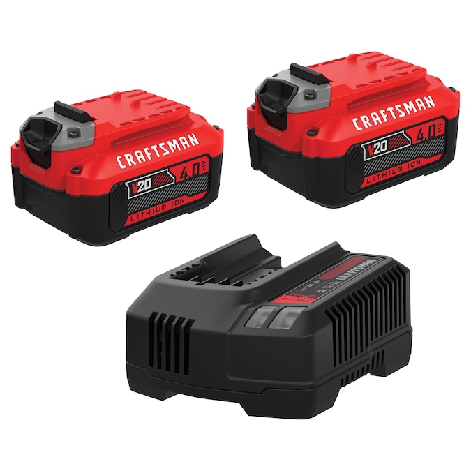 CRAFTSMAN V20 20-V 2-Pack Lithium-ion Power Tool Battery