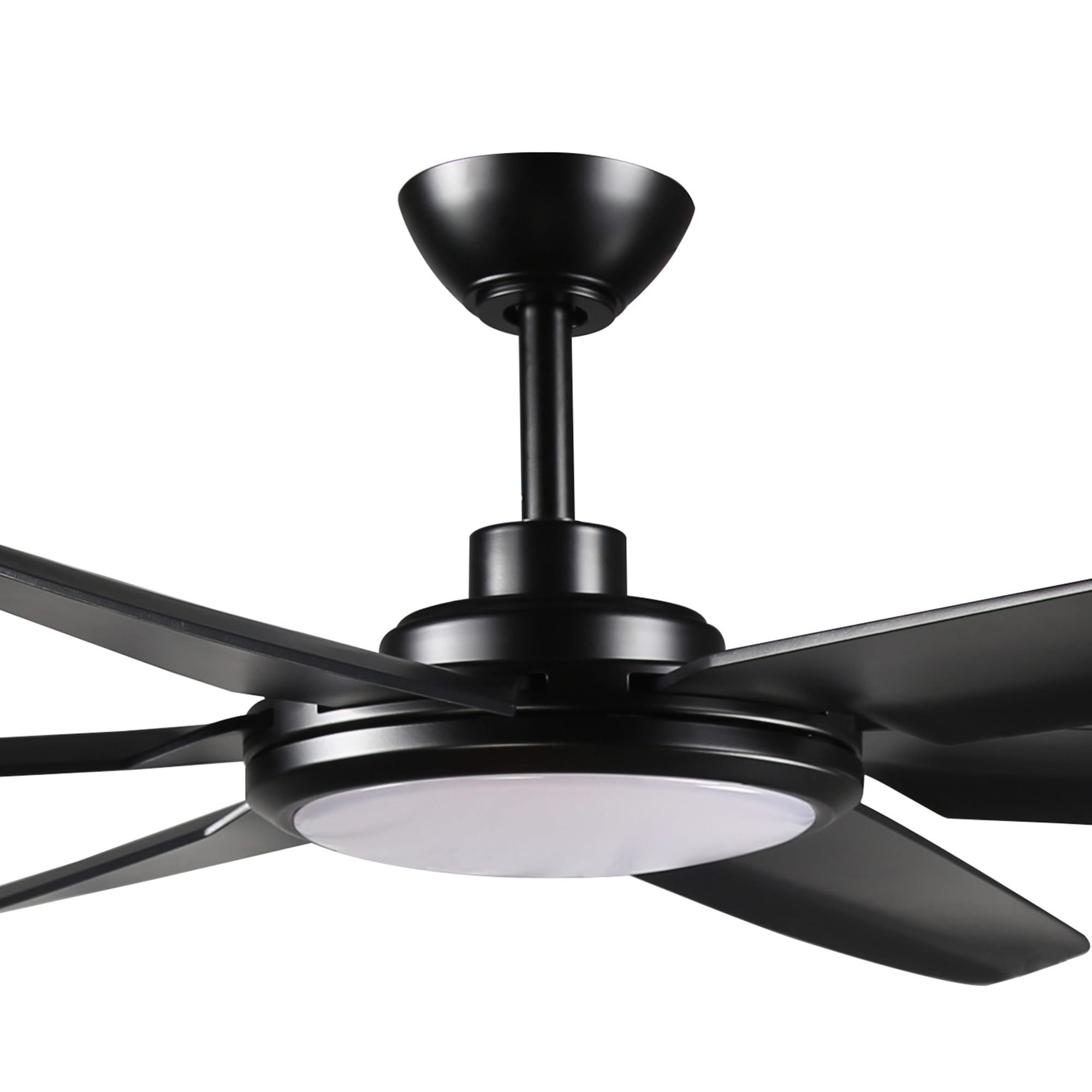 65-in Integrated LED Black with Black Blades Ceiling Fan With Light - Remote Included ( 6 -Blade ) - Image 10