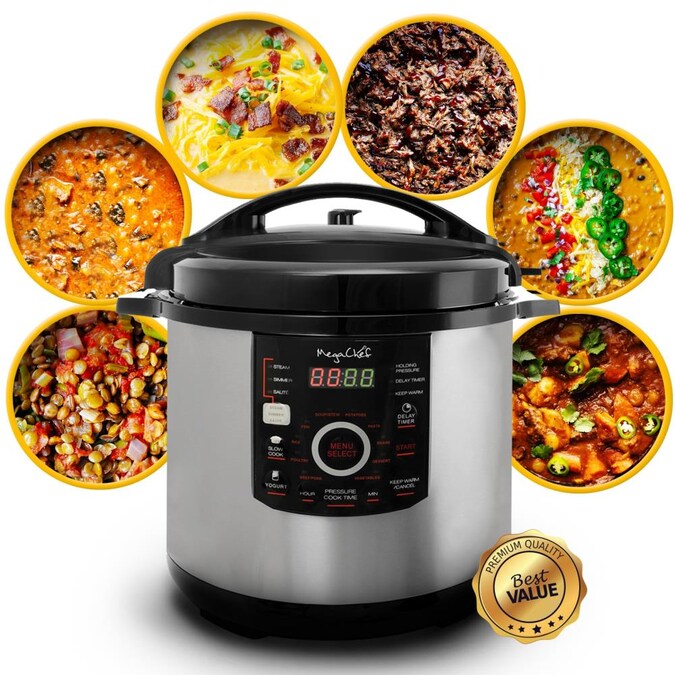 MegaChef 12-Quart Programmable Electric Pressure Cooker - Image 9