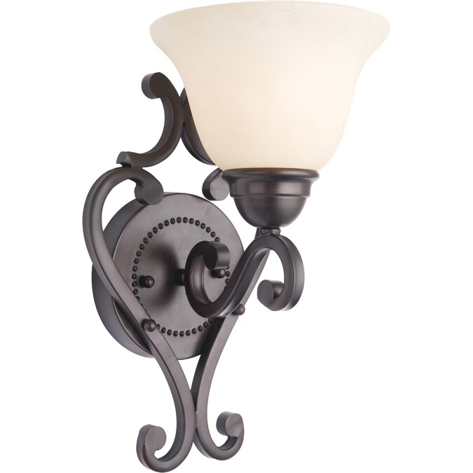 Maxim Lighting Manor 7-in W 1-Light Oil-Rubbed Bronze Incandescent Wall Sconce