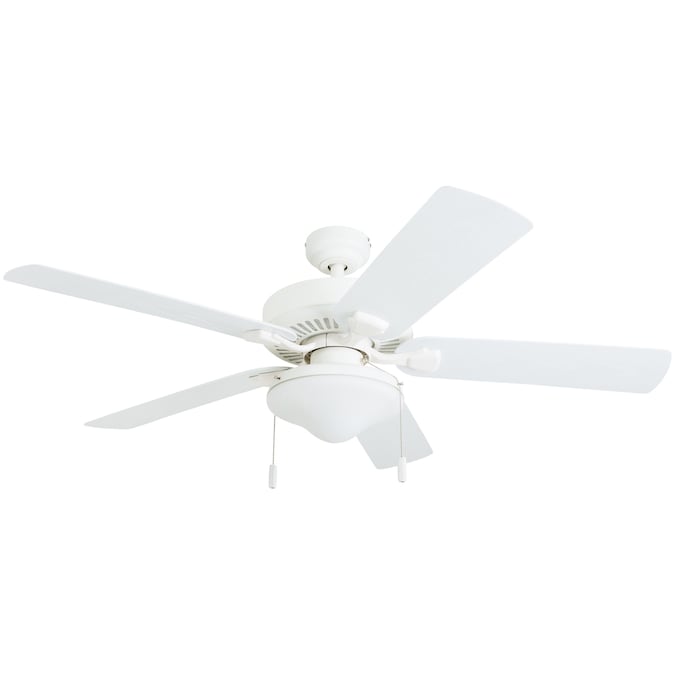 Honeywell Belmar 52-in White LED Indoor/Outdoor Ceiling Fan with Light (5-Blade)