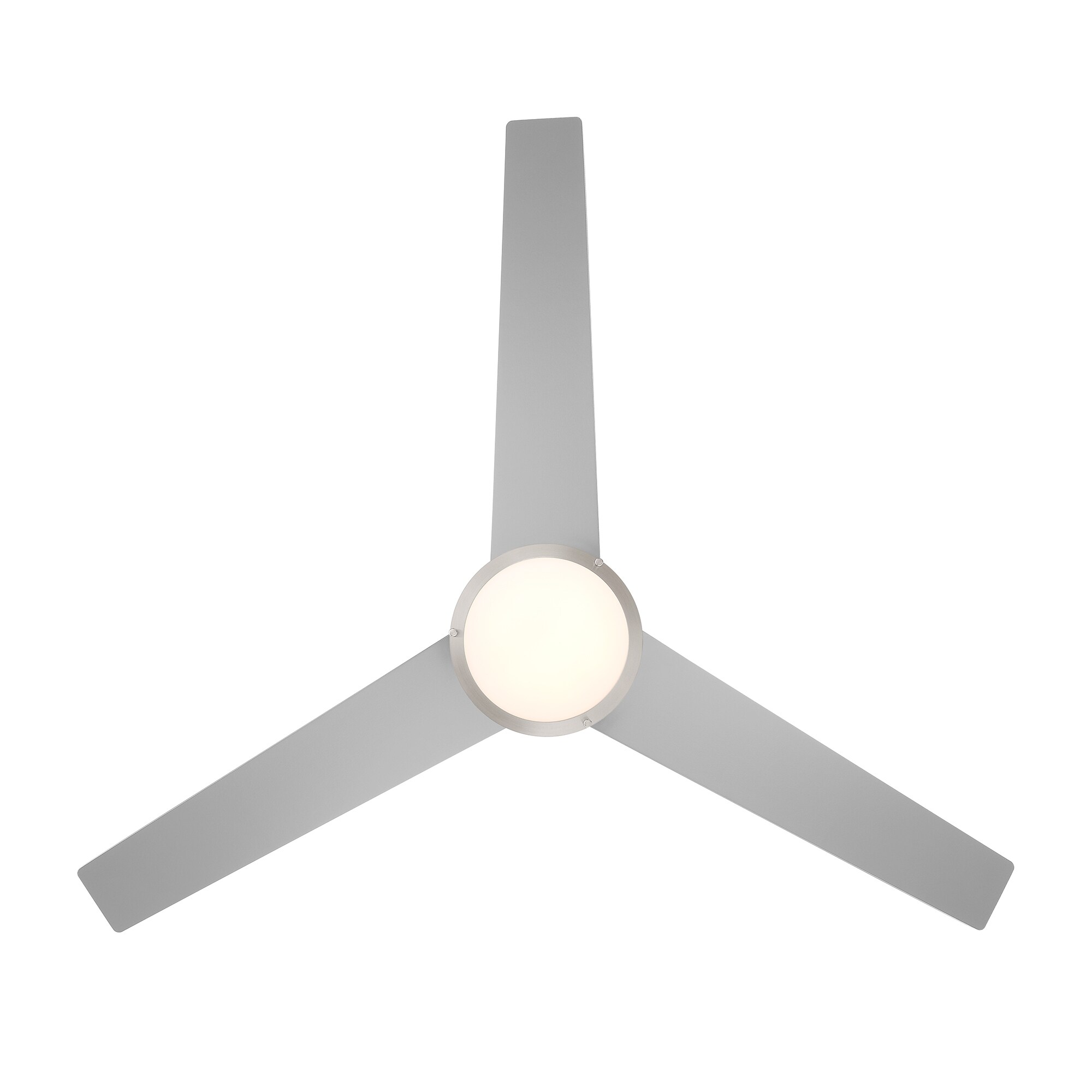 Cassini 52-in Color-Changing Integrated LED Outdoor Flush Mount Smart Brushed Nickel with Silver Blades Ceiling Fan With Light - Remote Included ( 3 -Blade ) - Image 10