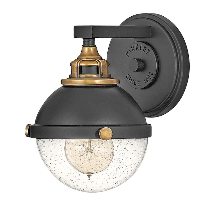 Hinkley Fletcher 6.25-in 1-Light Matte Black LED Traditional Vanity Light