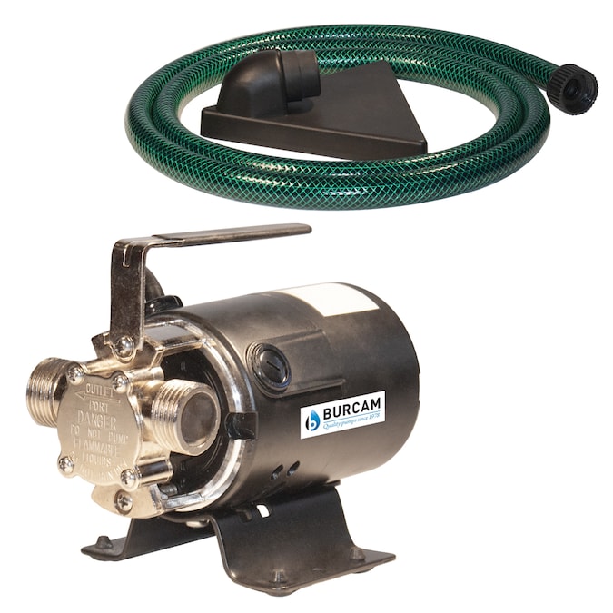 Burcam 1/12-HP 115-Volt 5.42-GPM Stainless Steel Transfer Pump