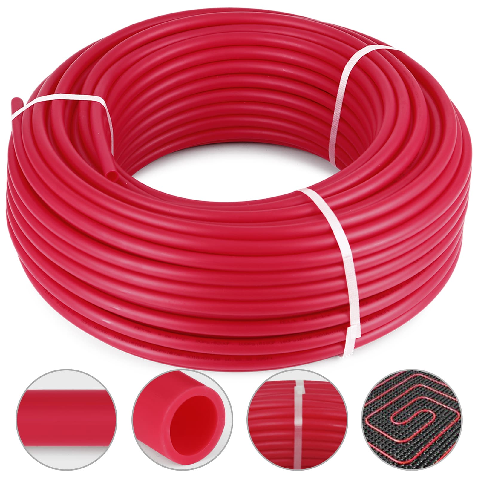 Pex Tubing Oxygen Barrier O2 Evoh Pex B Red Hydronic Radiant Floor Heat Heating System Pex Pipe Pex Tube
