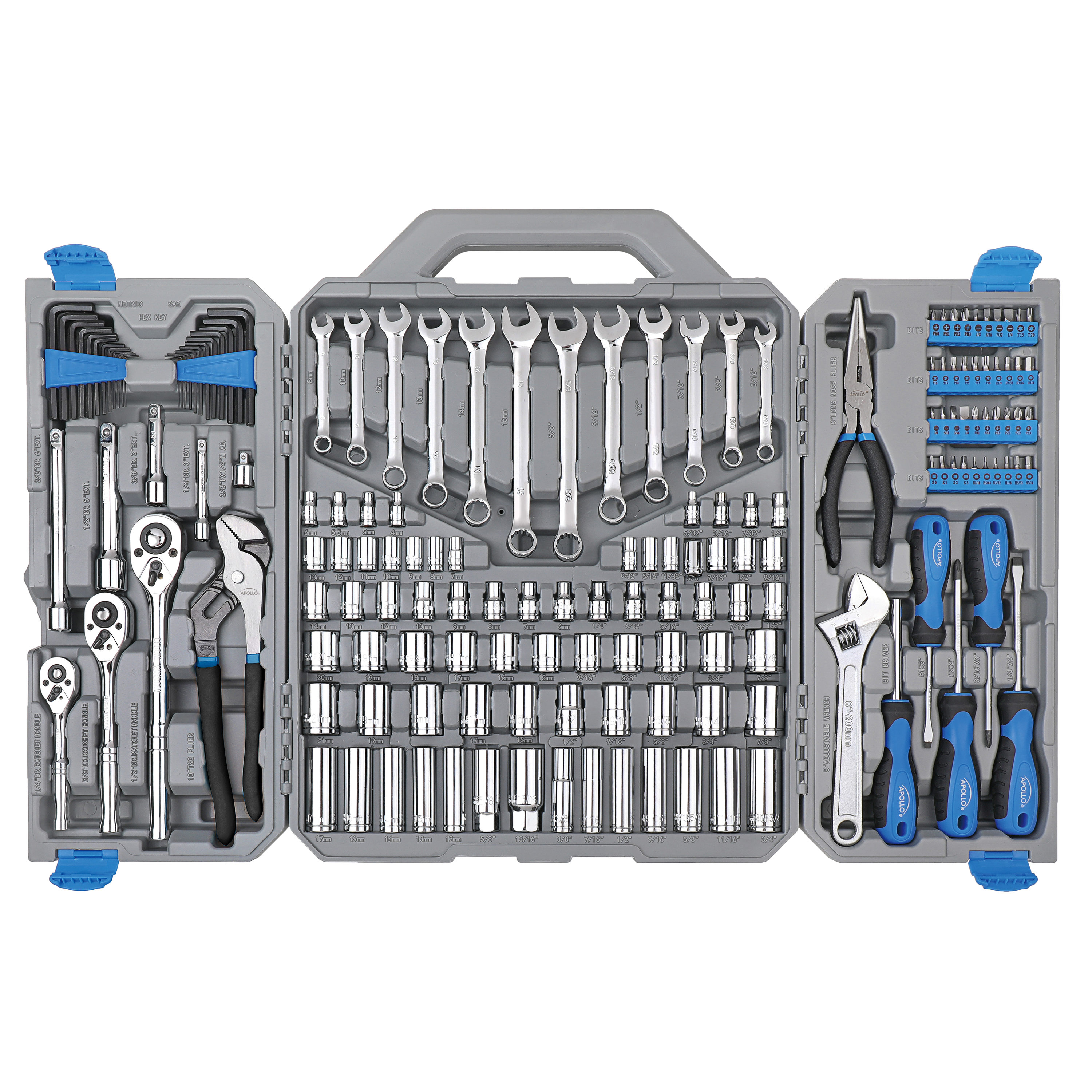 163 -Piece Household Tool Set with Hard Case