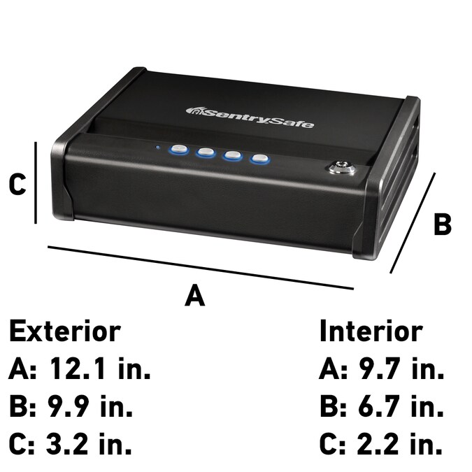 SentrySafe Quick Access 1-Gun Electronic/Keypad Gun Safe - Image 4